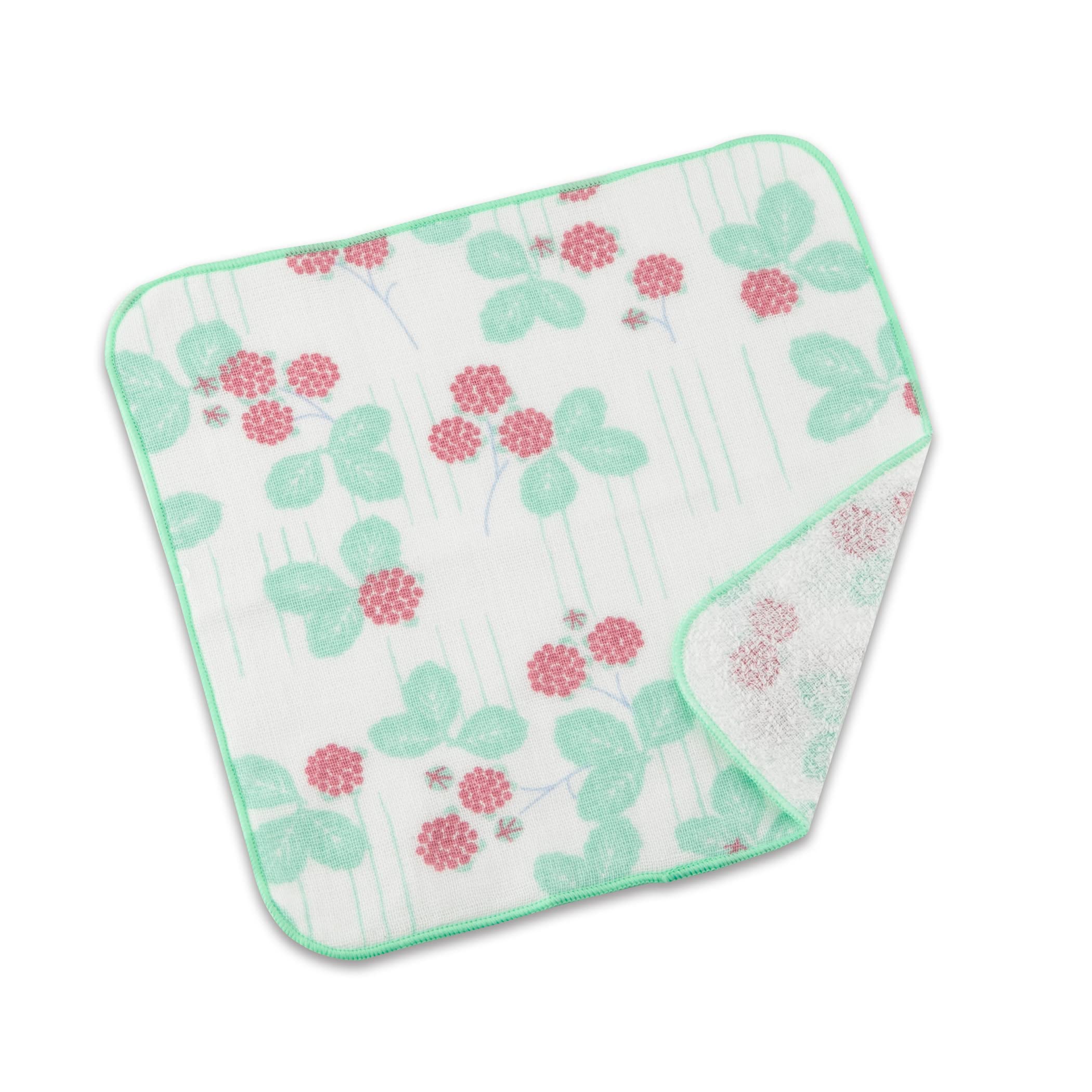 NOREN Japanese Cotton Towel Senshu (Osaka) Towel/Washcloth, Face Towel, Japanese Handkerchief/Made in Japan, 100% Cotton, Quick 