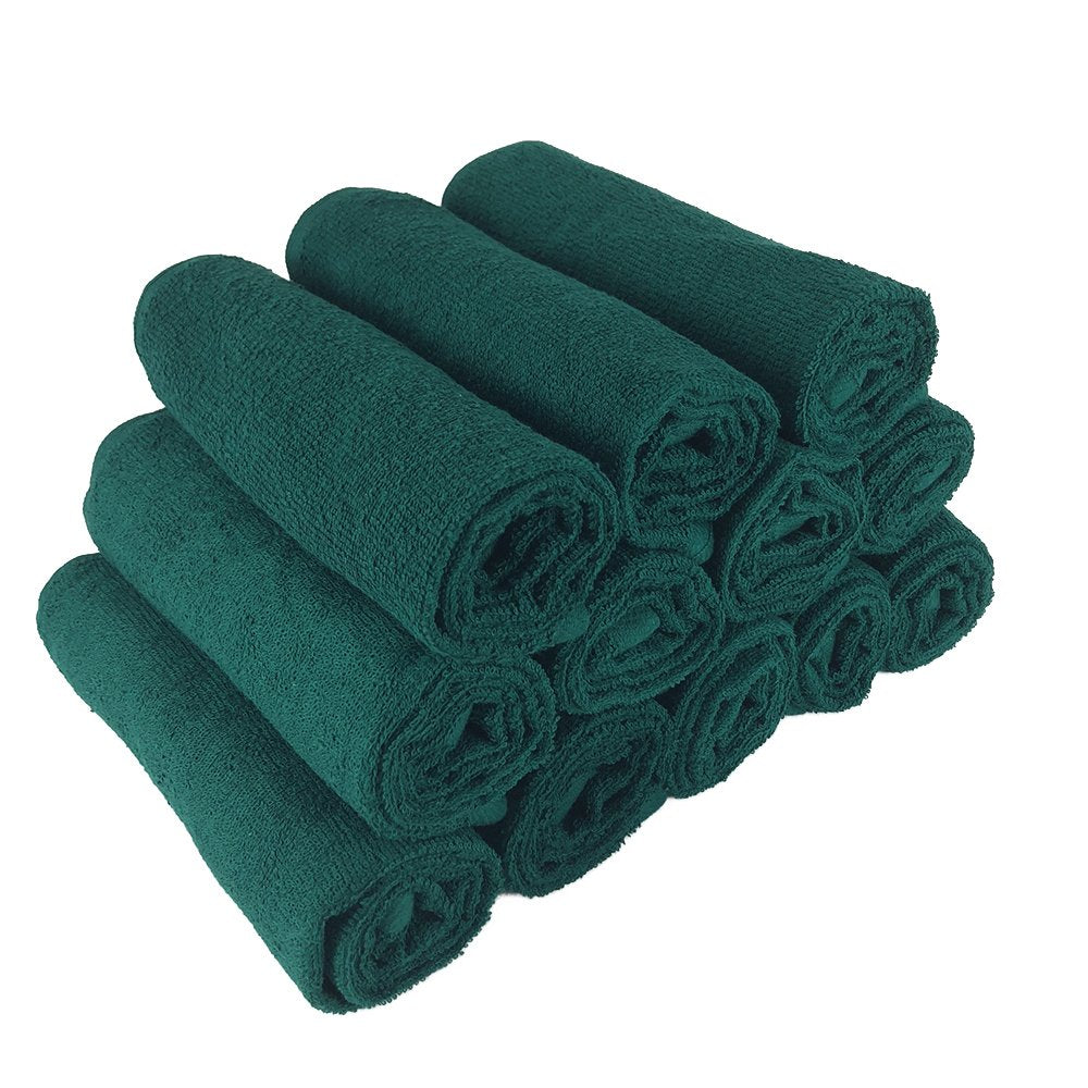 Arkwright Bleach Safe Sr. Salon Towels - (Pack Of 12) 100% Ring Spun Cotton Super Soft, Lightweight, Quick Dry, Absorbent Hand T