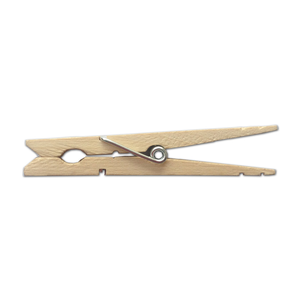Lwr Crafts Wooden Large Clothespins 3-5/16'' 8.4Cm 30 Pieces Per Pack (Natural)