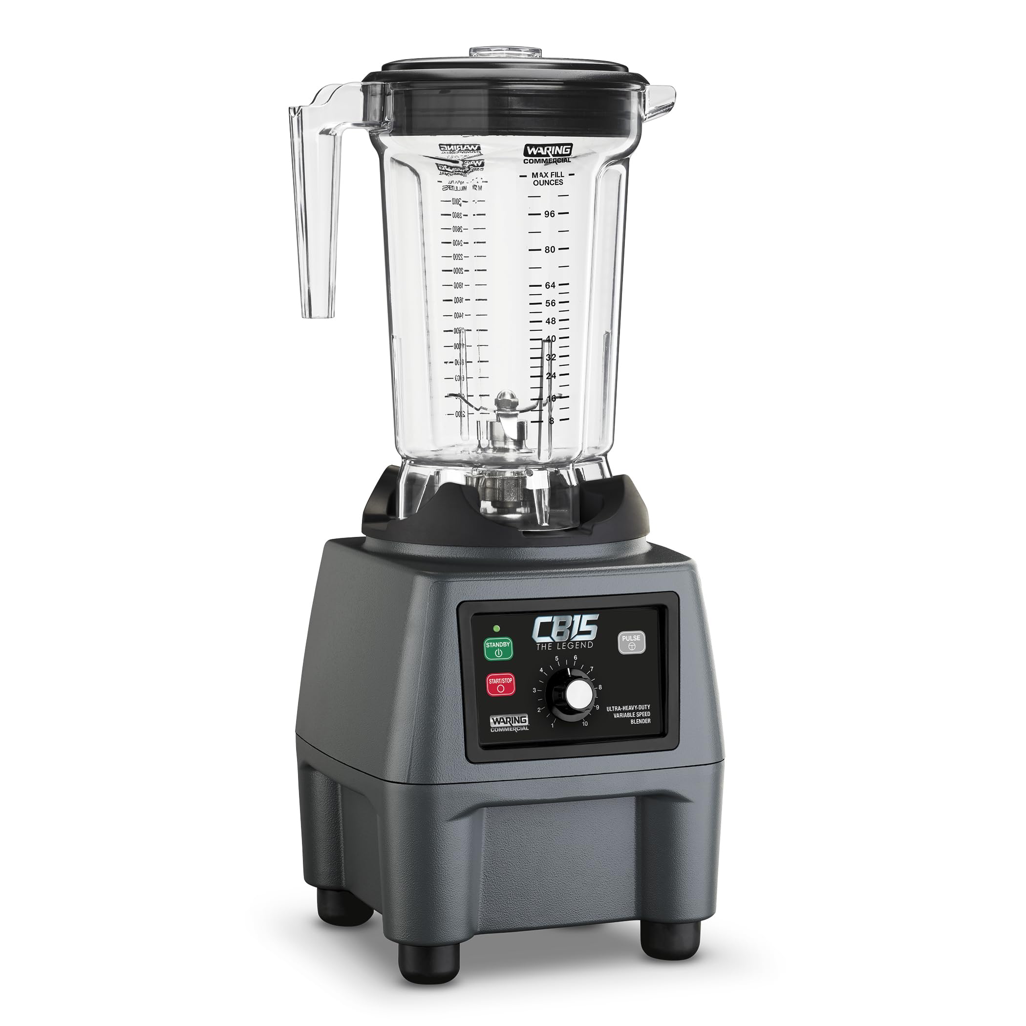 Waring Commercial Heavy Duty Blender, 3.75 Horsepower Motor with Variable Speed, 1-Gallon Container for Professional Kitchens & 