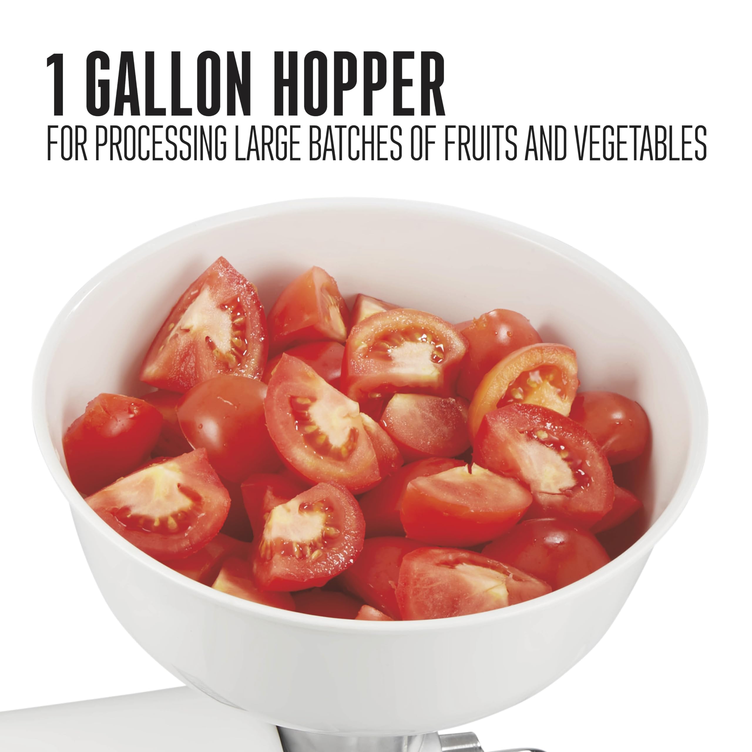 Weston Food Strainer And Sauce Maker For Tomato, Fresh Fruits And Vegetables ,White