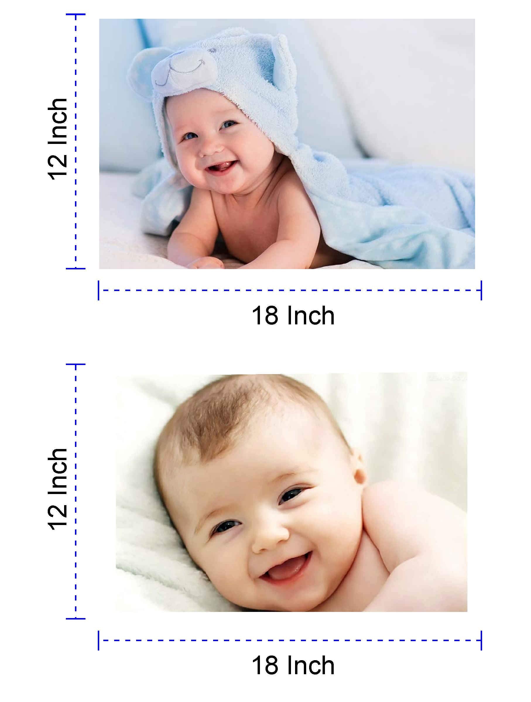 Giant Innovative Cute Smiling Baby Poster For Pregnant Women Room Decor 8B (Size : 12 X 18 Inch) Pack Of 8
