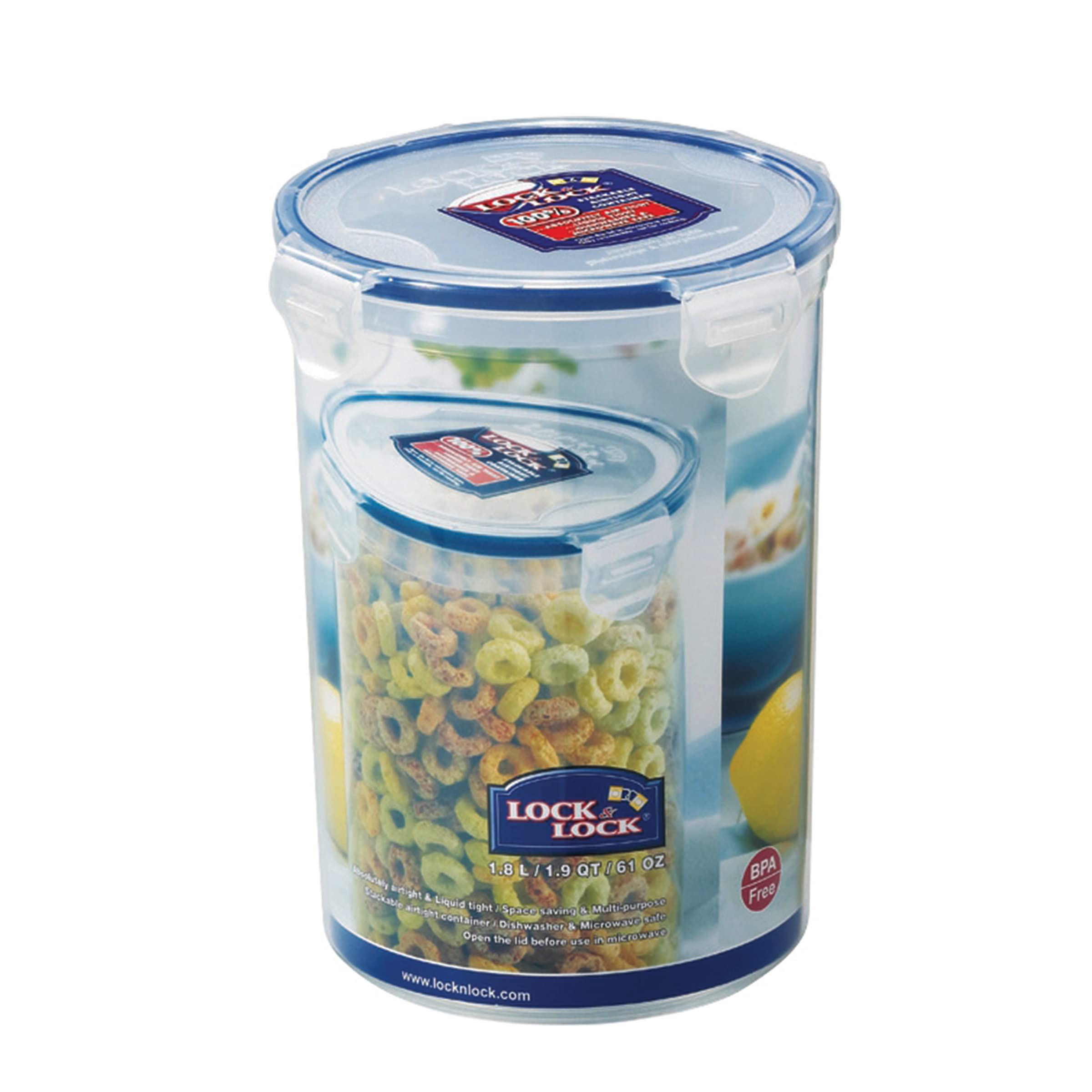 LOcK & LOcK 61-Fluid Ounce Round Food container  Tall  7-12-cup