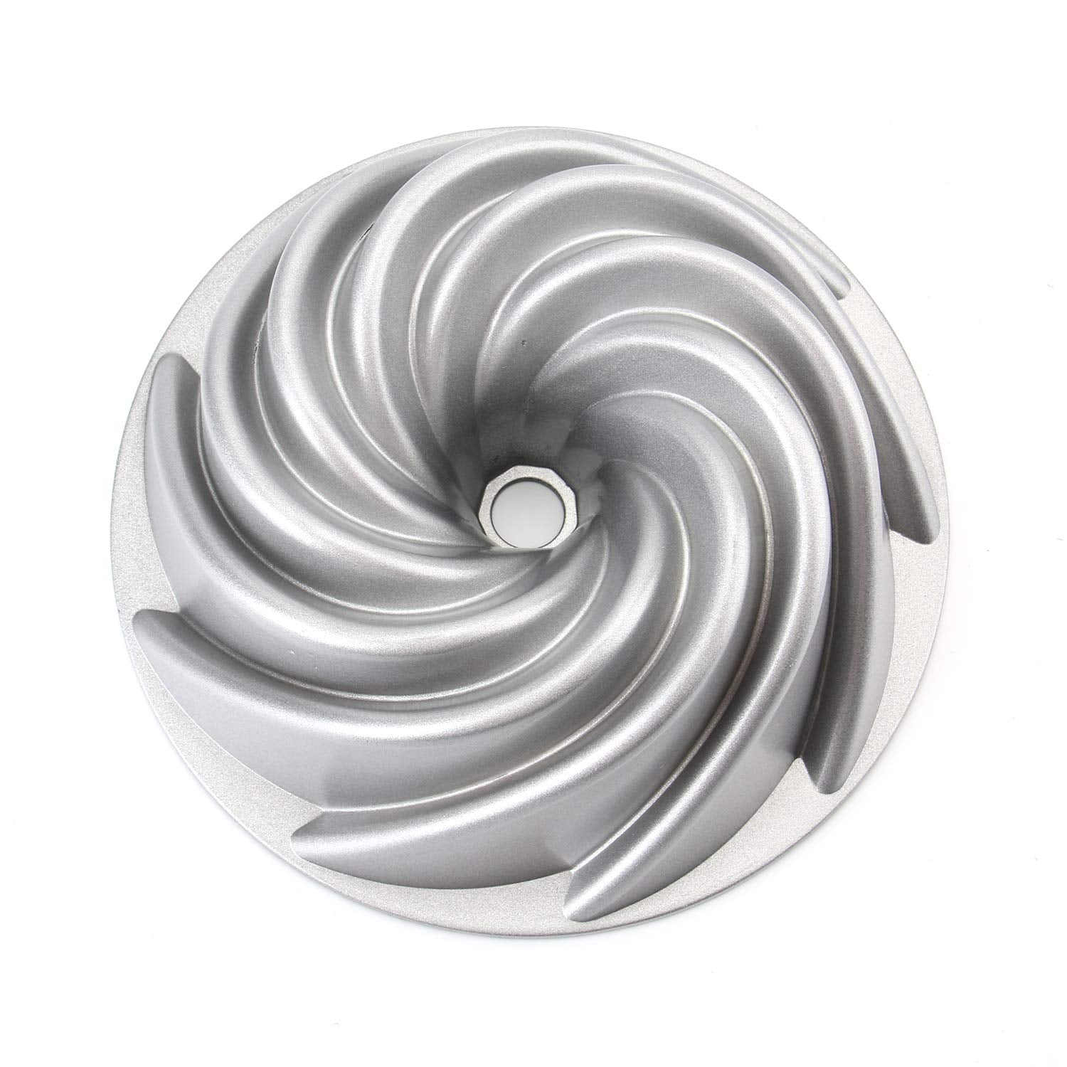 Tosnail 9-Inch Non-Stick Fluted Cake Pan Round Cake Pan Specialty And Novelty Cake Pan