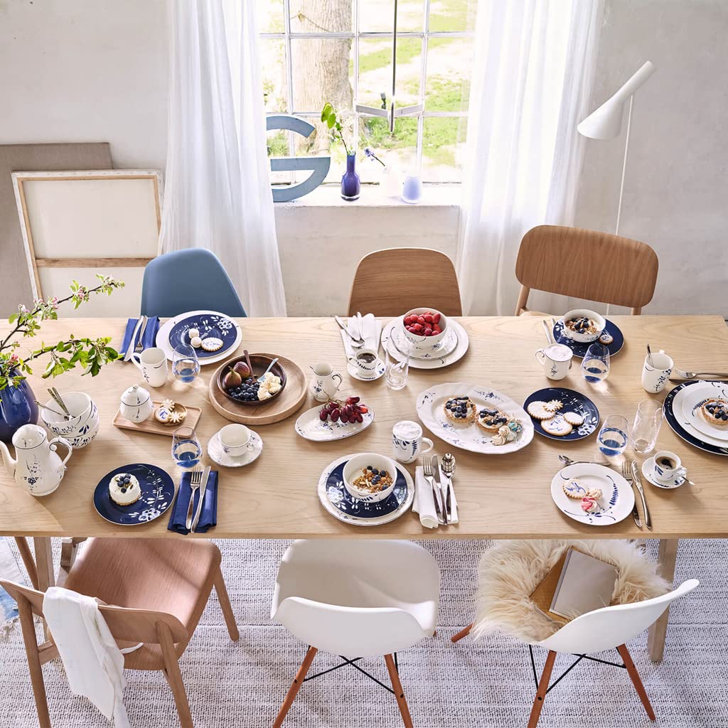 Villeroy & Boch Vieux Luxembourg Creamer, 8 Oz, White/Blue