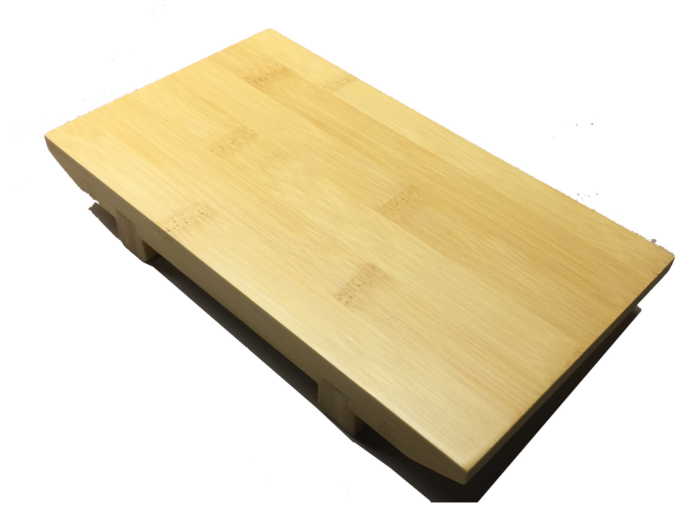 Japanbargain 1956, Sushi Serving Plate Japanese Bamboo Board Sushi Geta Serving Platter (1, 8.25X4.75)
