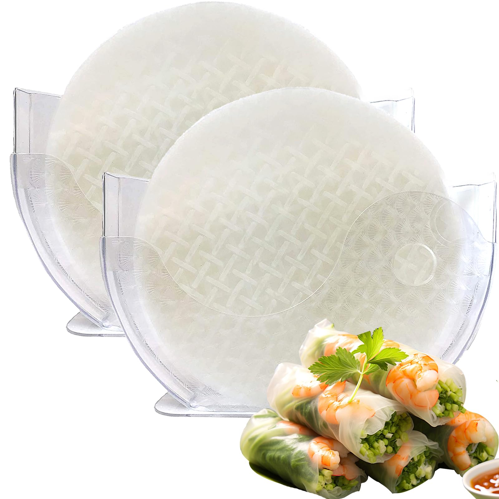 Rice Paper Water Bowl Dipper Spring Roll Water Bowl Rice Paper Holder Rice Bowl Rice Roll Shrimp Spring Vietnamese Rice Paper Ho