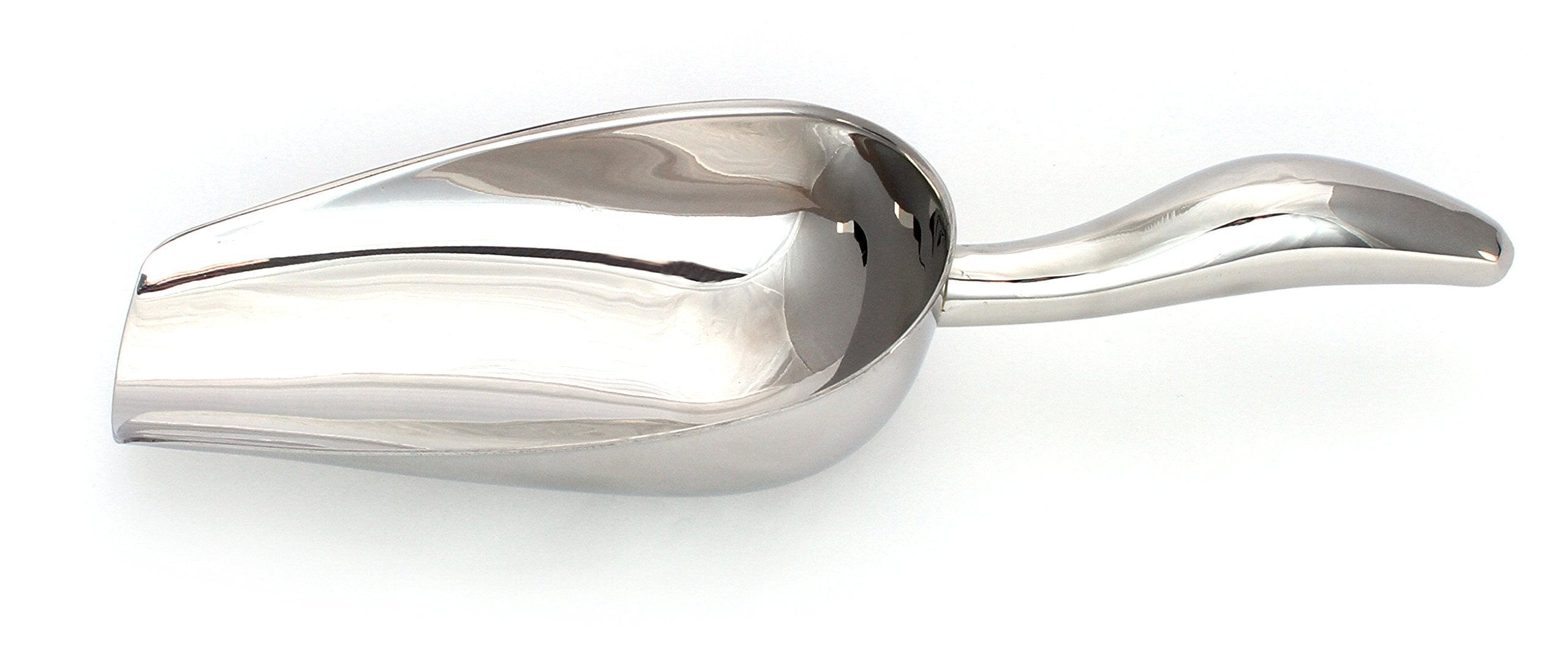 18 Oz Stainless Steel Scoop, 10.5    Long By 3.6    Wide | For Ice, Dog & Cat Food, Popcorn, Coffee, Candy, Sugar, Flour, Dry Go