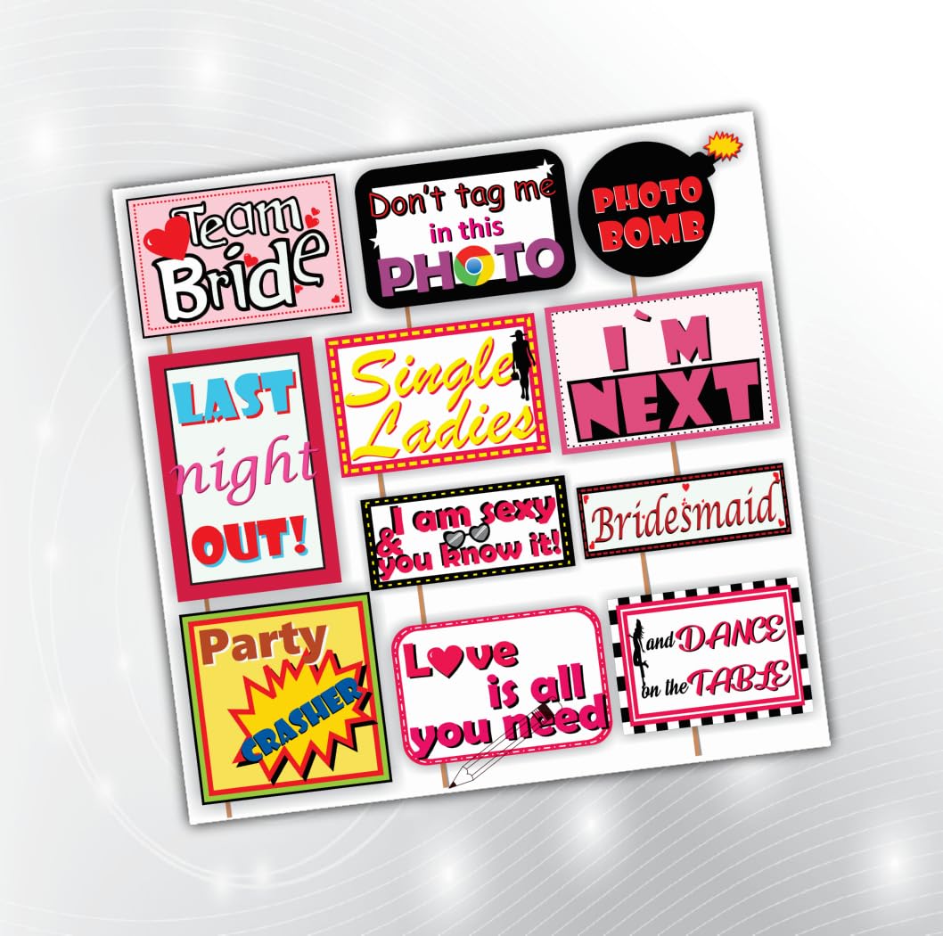 PartyStuff Romance Theme Props  Romance Speech Bubbles (11 Cards)