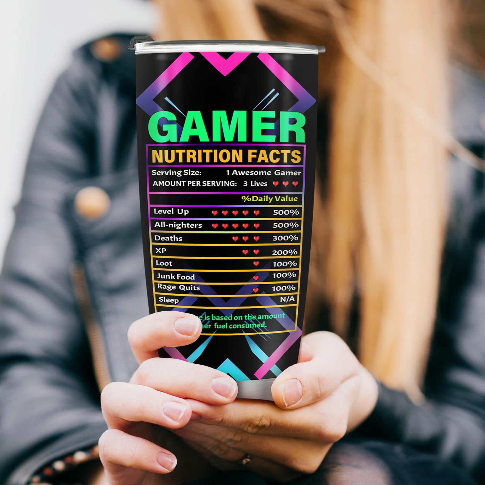 Jekeno Gamer Gaming Mug Tumbler Gifts - Women Girls Boys Kids Gamepad Presents For Mother'S Day Birthday Halloween Christmas Gam