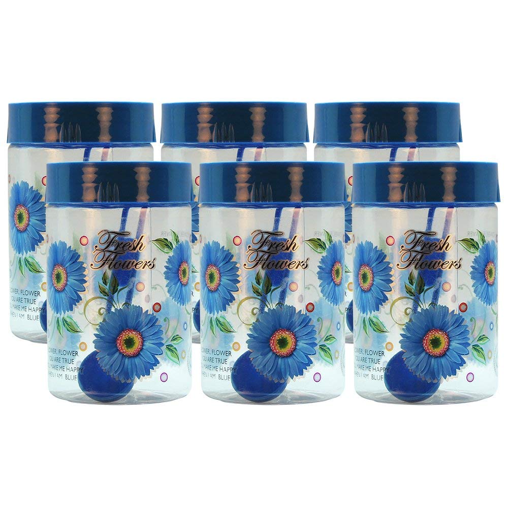 Gpet Print Magic Container Blue (6, 500Ml) Plastic Grocery Containerplastic Grocery Container | Home Kitchen Container | Plastic