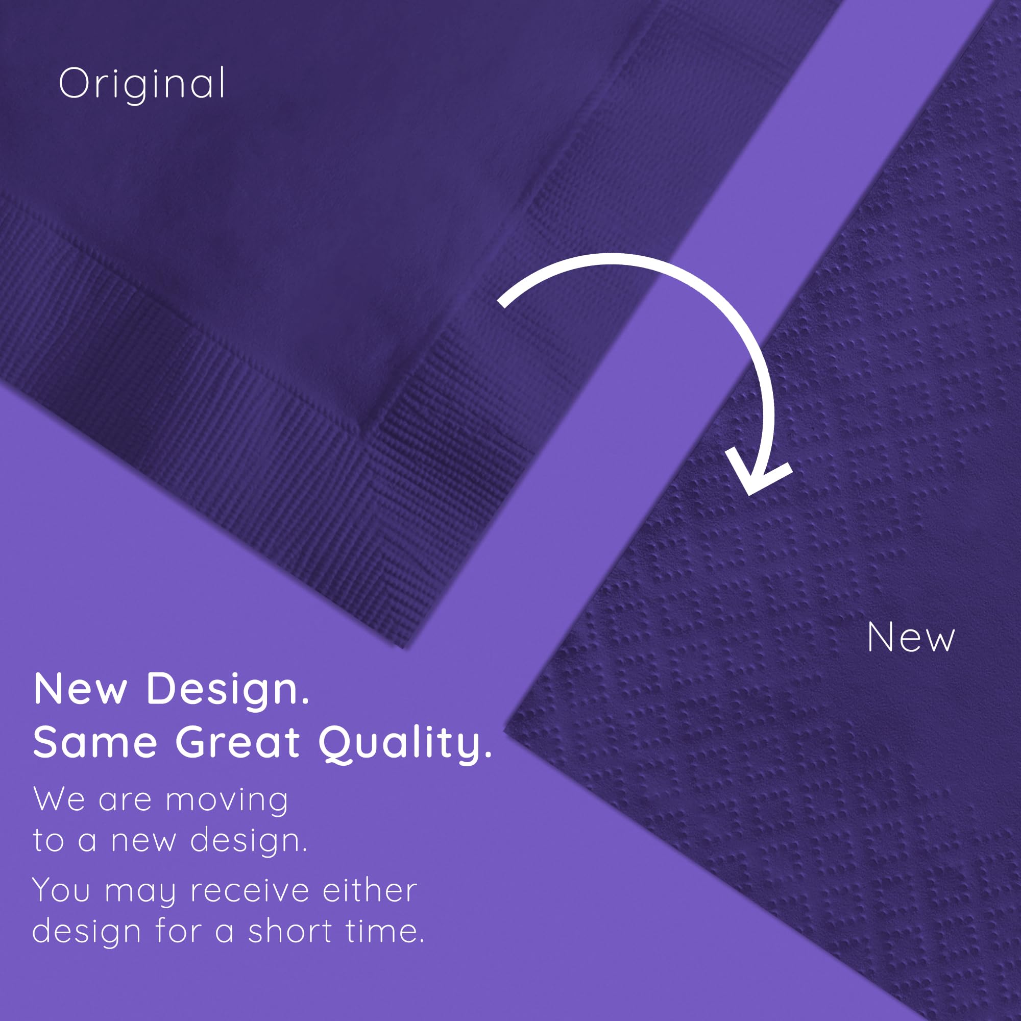 Creative Converting Lunch Napkins  One Size  Purple