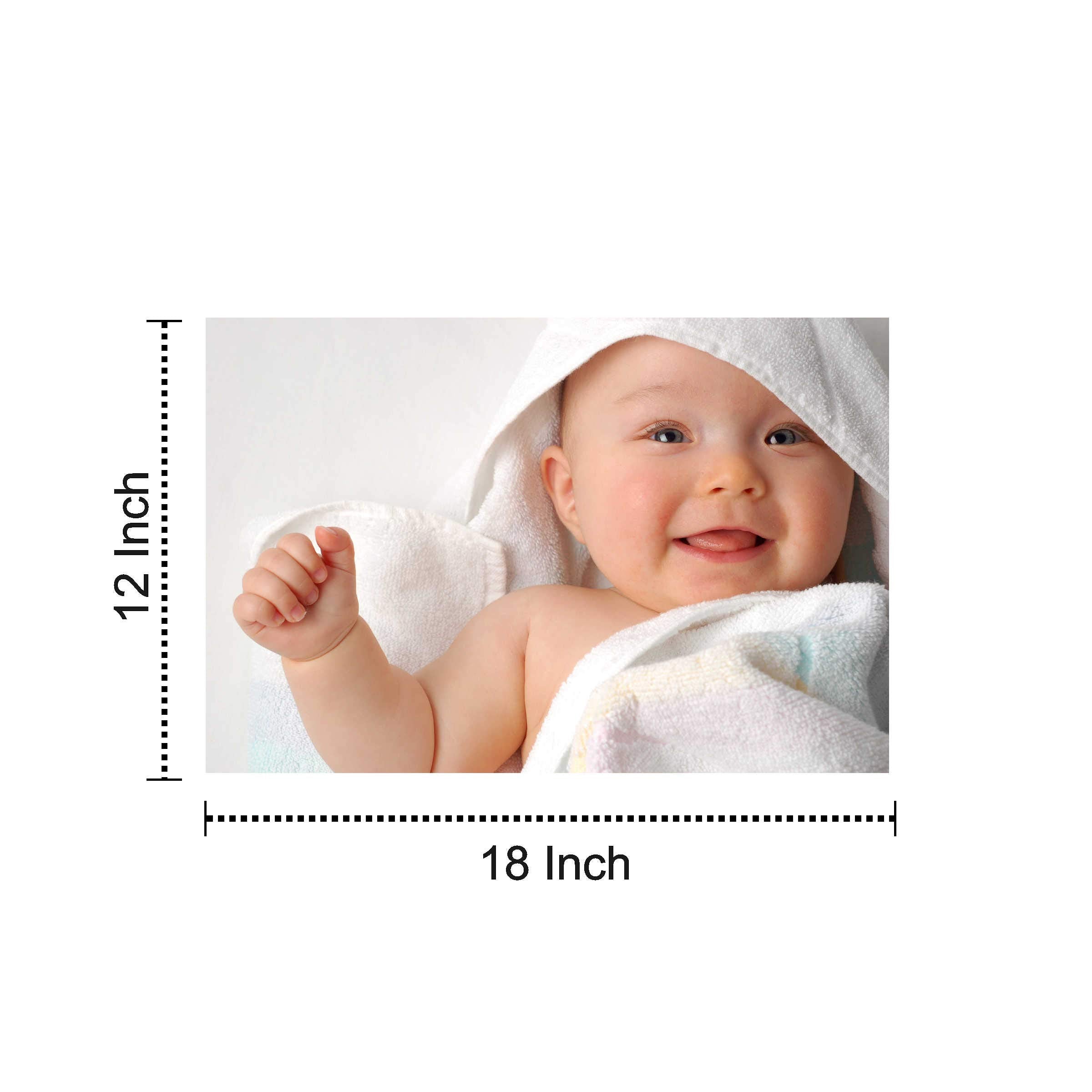 Kartmen Wood Bamboo Children Wall Poster (Multicolour, 12X18 Inch)