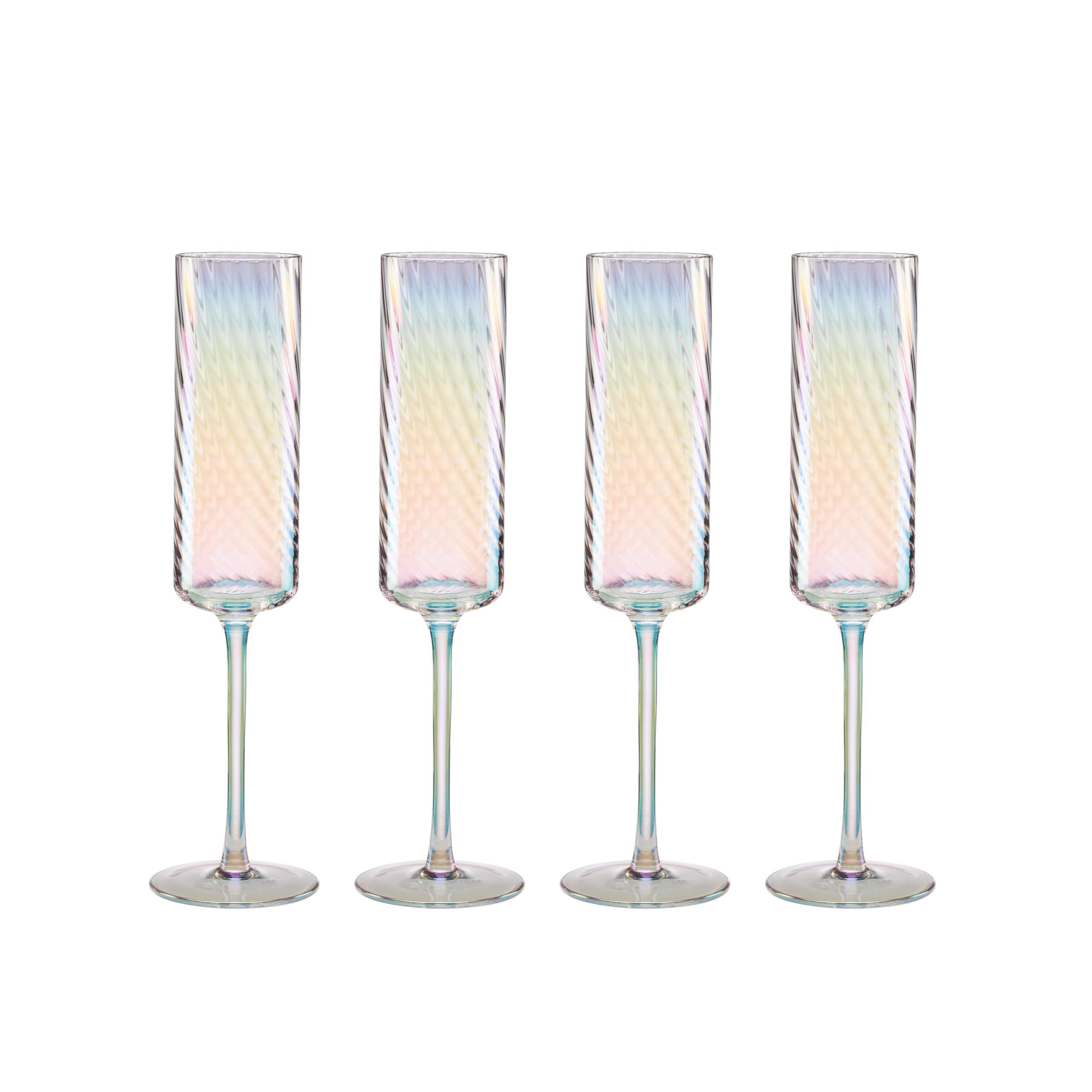 Lenox 897498 Tuscany Classics Iridescent Flutes, Set of 4