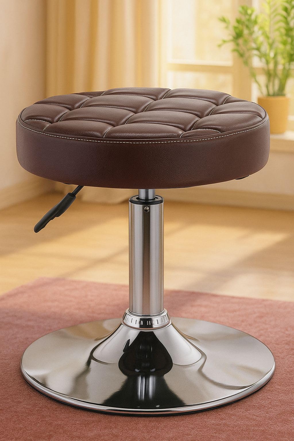 Finch Fox Revolving Stool For Home, Office, Shop, Hotel, Medical, Doctor, Warehouse, Garage, Bar, Music Room For Bedroom, Dressi