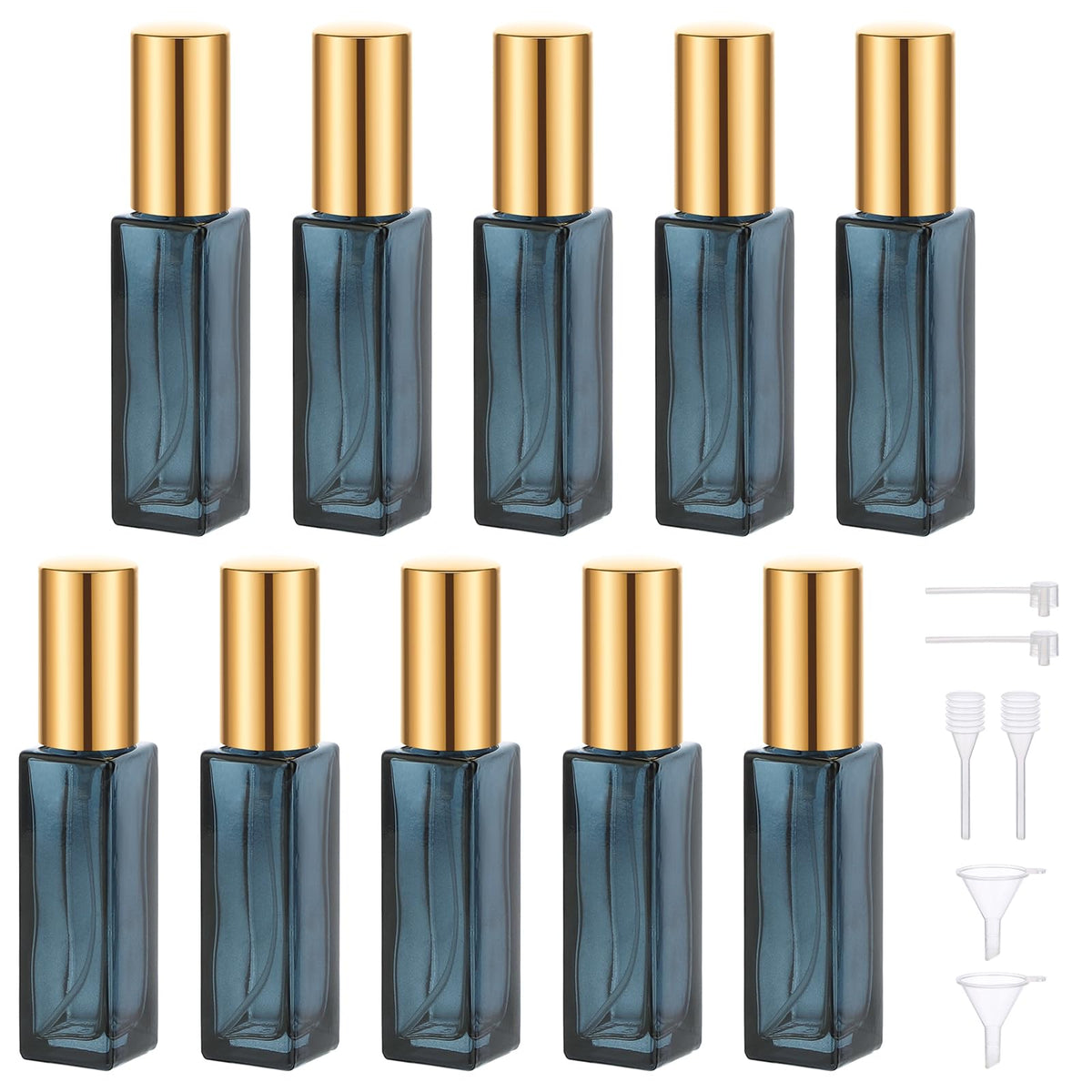 Segbeauty Atomizer Sprayer For Perfume, 10 Packs Glass Perfume Bottles Empty, 10Ml Travel Refillable Perfume Bottle Portable Spr