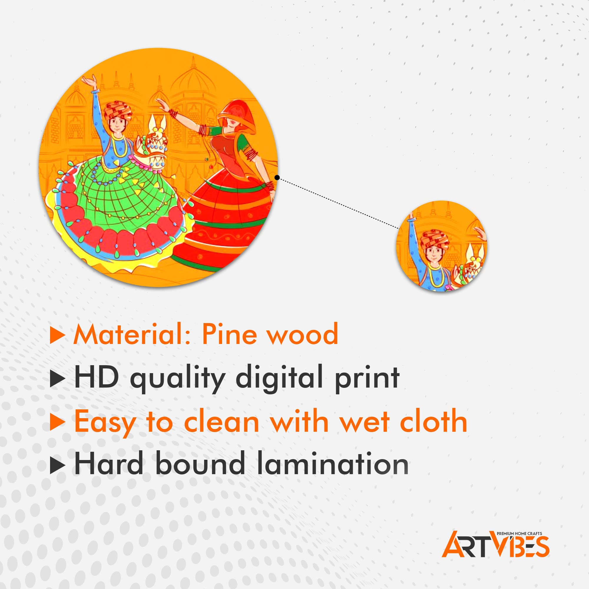 Artvibes Designer Wooden Wall Hanging For Home Decoration | Office | Gift | Wall Decor Hanging Ornaments | Living Room | Bedroom