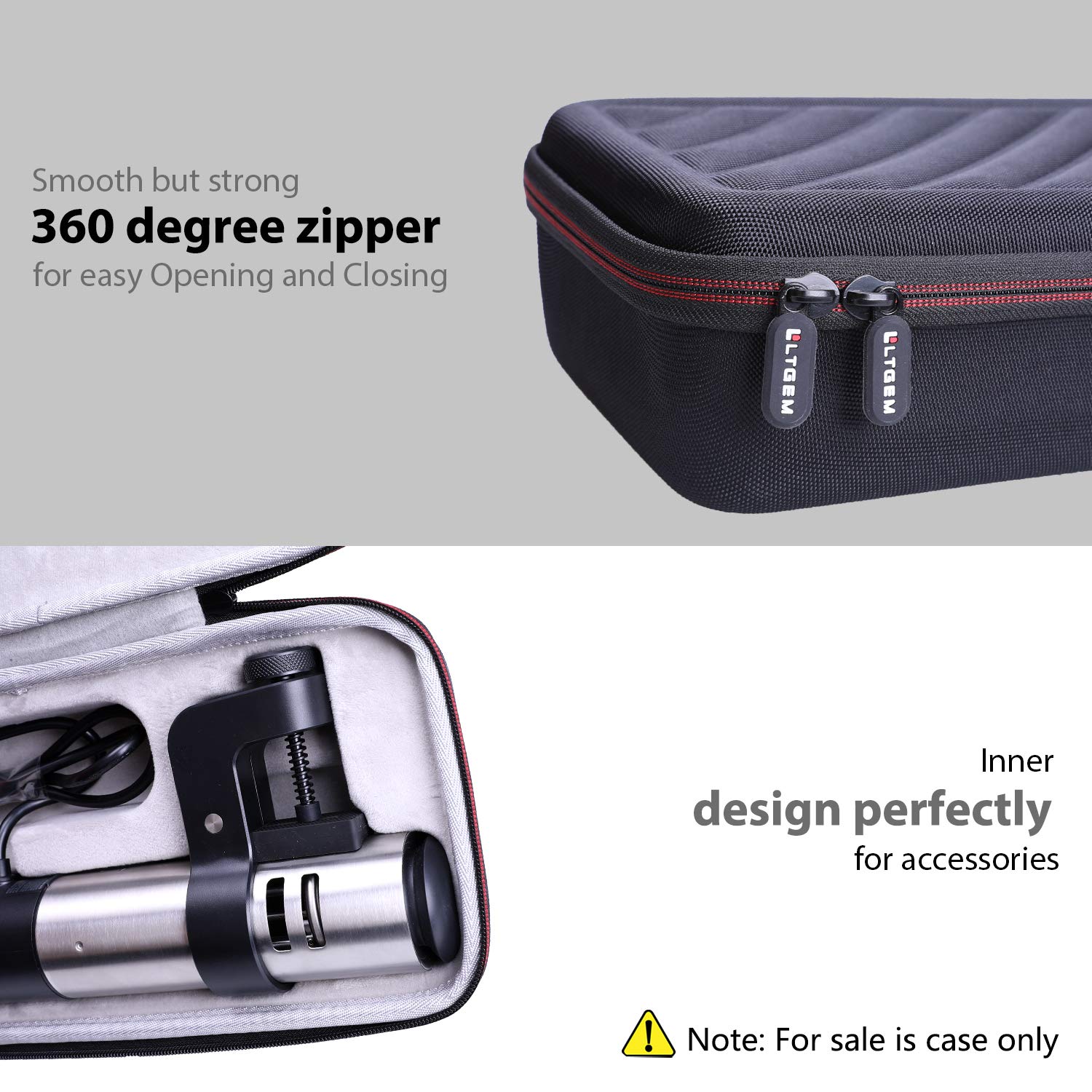 LTGEM Case for Anova Culinary AN500-US00 Sous Vide Precision Cooker (WiFi)  1000 Watts