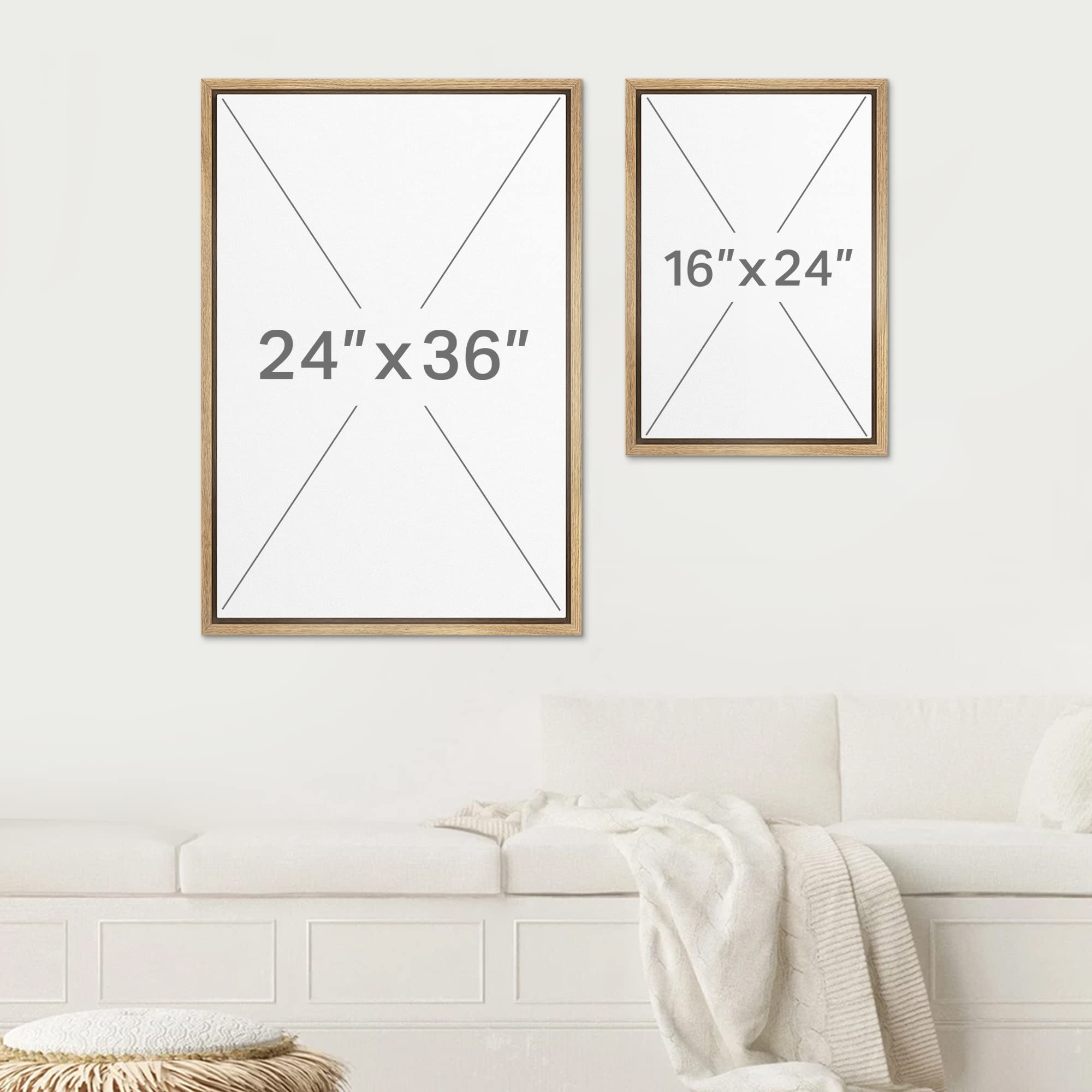 Signwin Framed Canvas Print Wall Art Pastel Geometric Line Spiral Circles Abstract Shapes Illustrations Modern Art Decorative Co