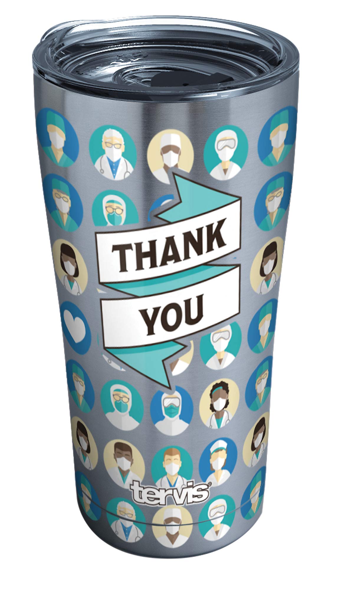 Tervis Healthcare Salute Insulated Tumbler 20Oz Stainless Steel