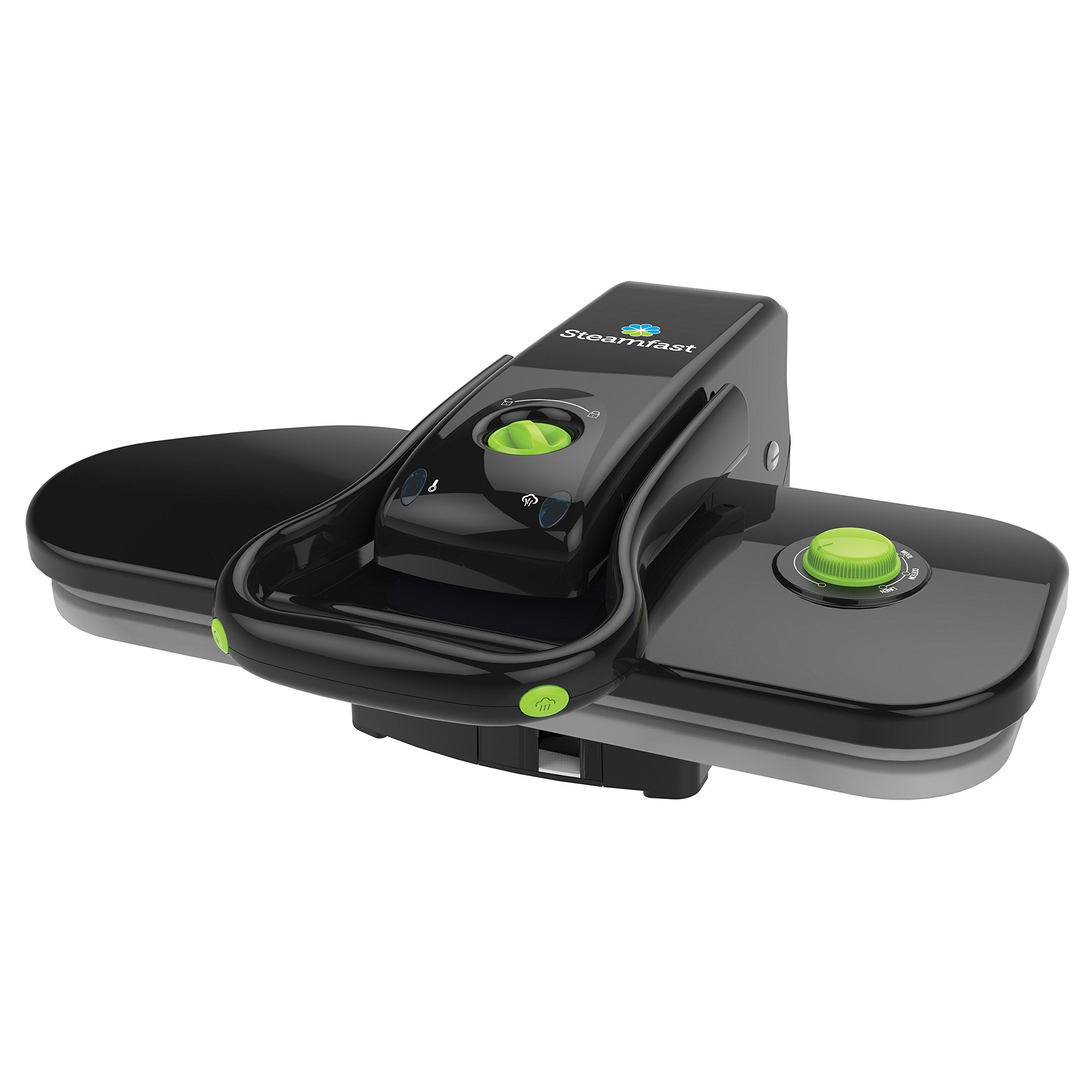 Steamfast Sf-623 Mid-Size Steam Press With Multiple Fabric Settings And Steam Burst Function, Black, 20.47'' L X 17.16'' W X 6.7