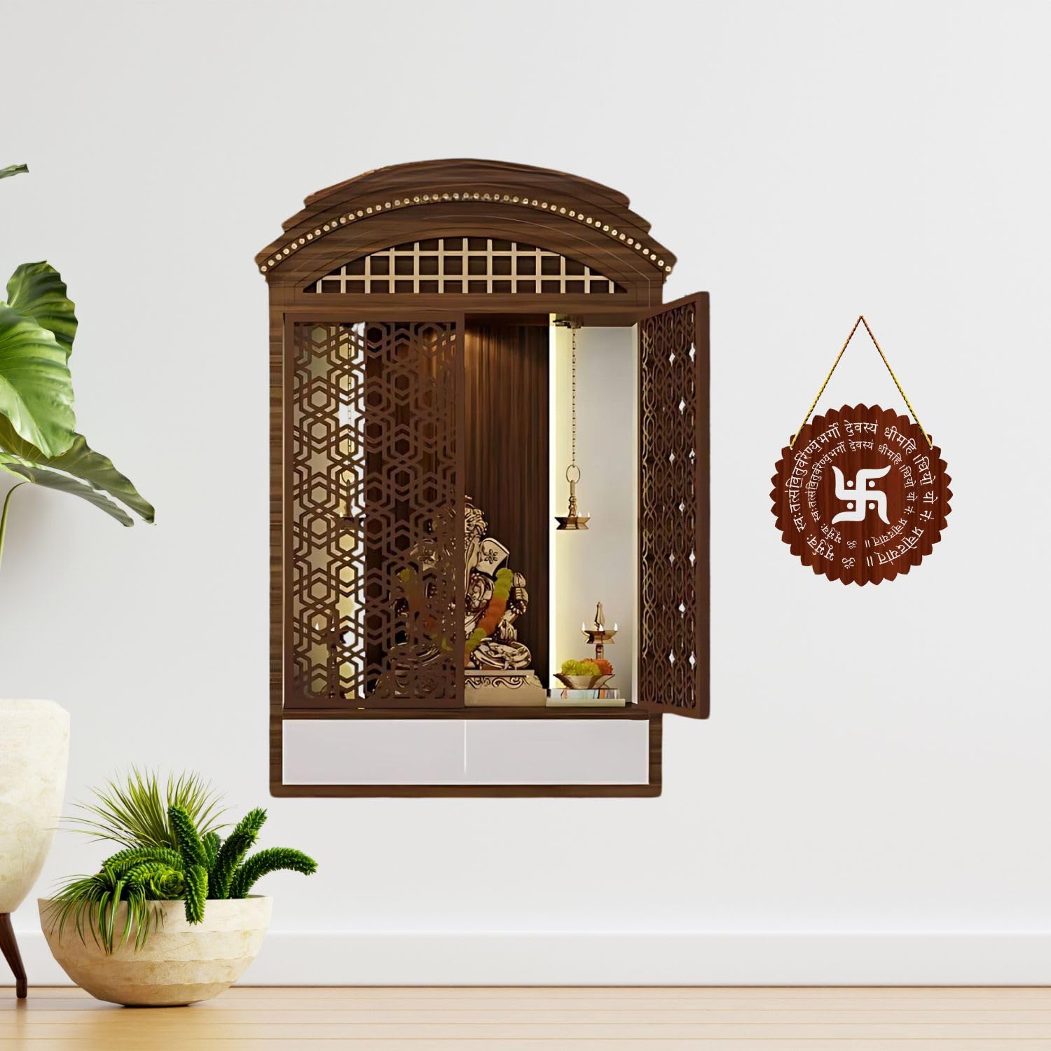 Positive Vibe Lifestyle Gayatri Mantra Wall Art Print (Multicolor12)