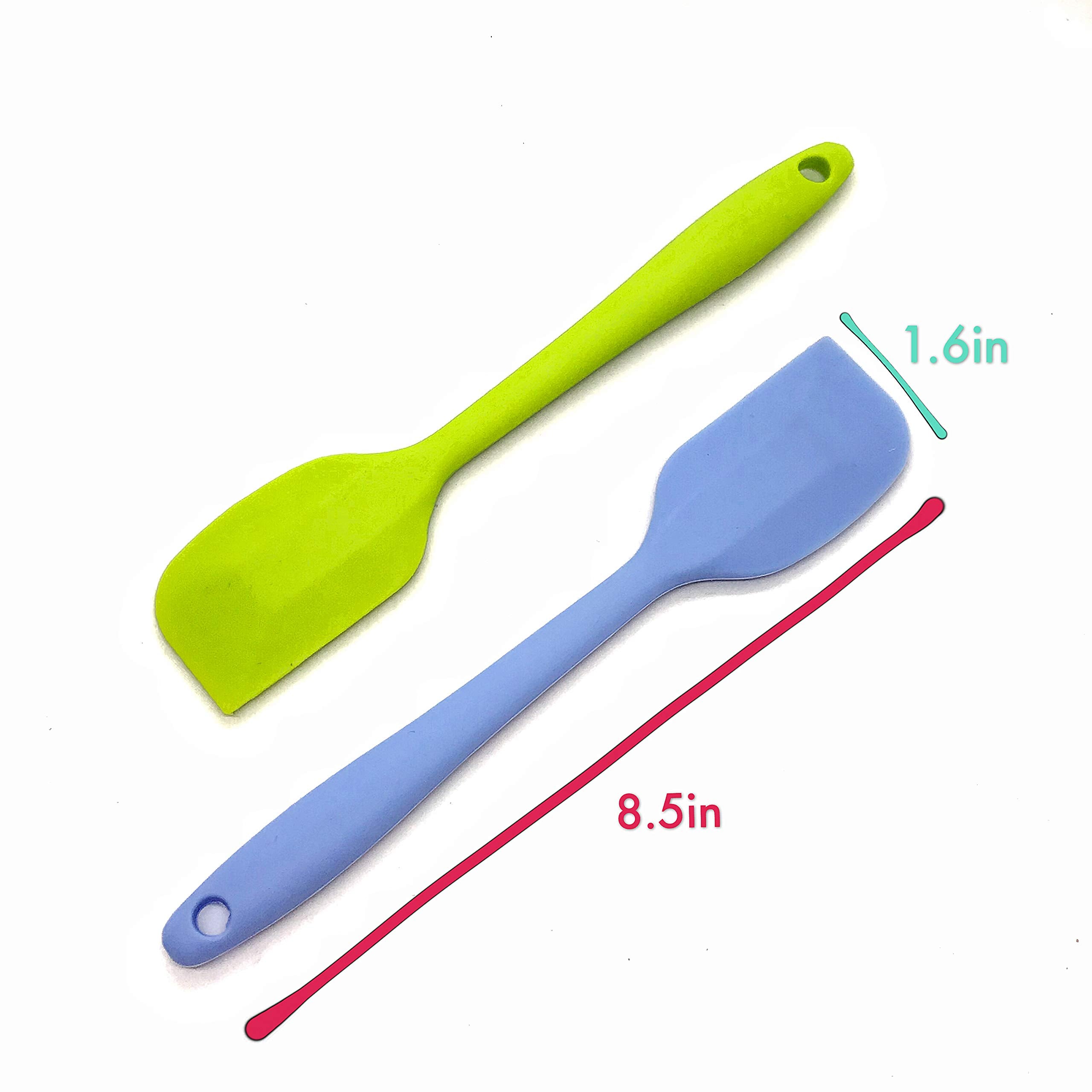 Dadam Silicone Spatula Set Of 5 - Silicone Spatulas Heat Resistant With Stainless Steel Core - Non Stick Rubber Spatulas Kitchen