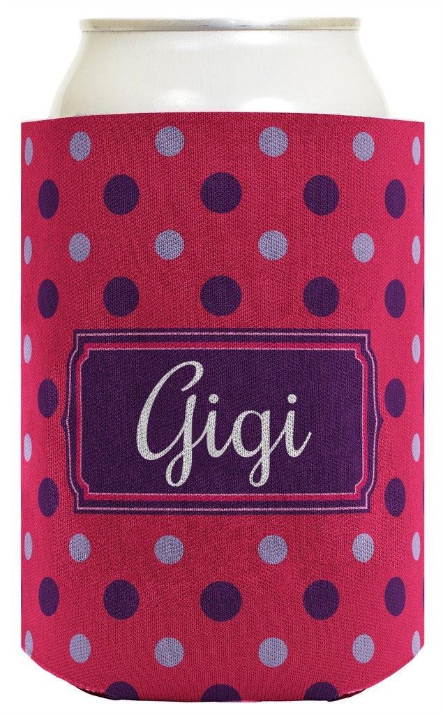Mother'S Day Gift For Gigi Cute Polka Dot 2 Pack Can Coolie Drink Coolers Coolies Polka Dot