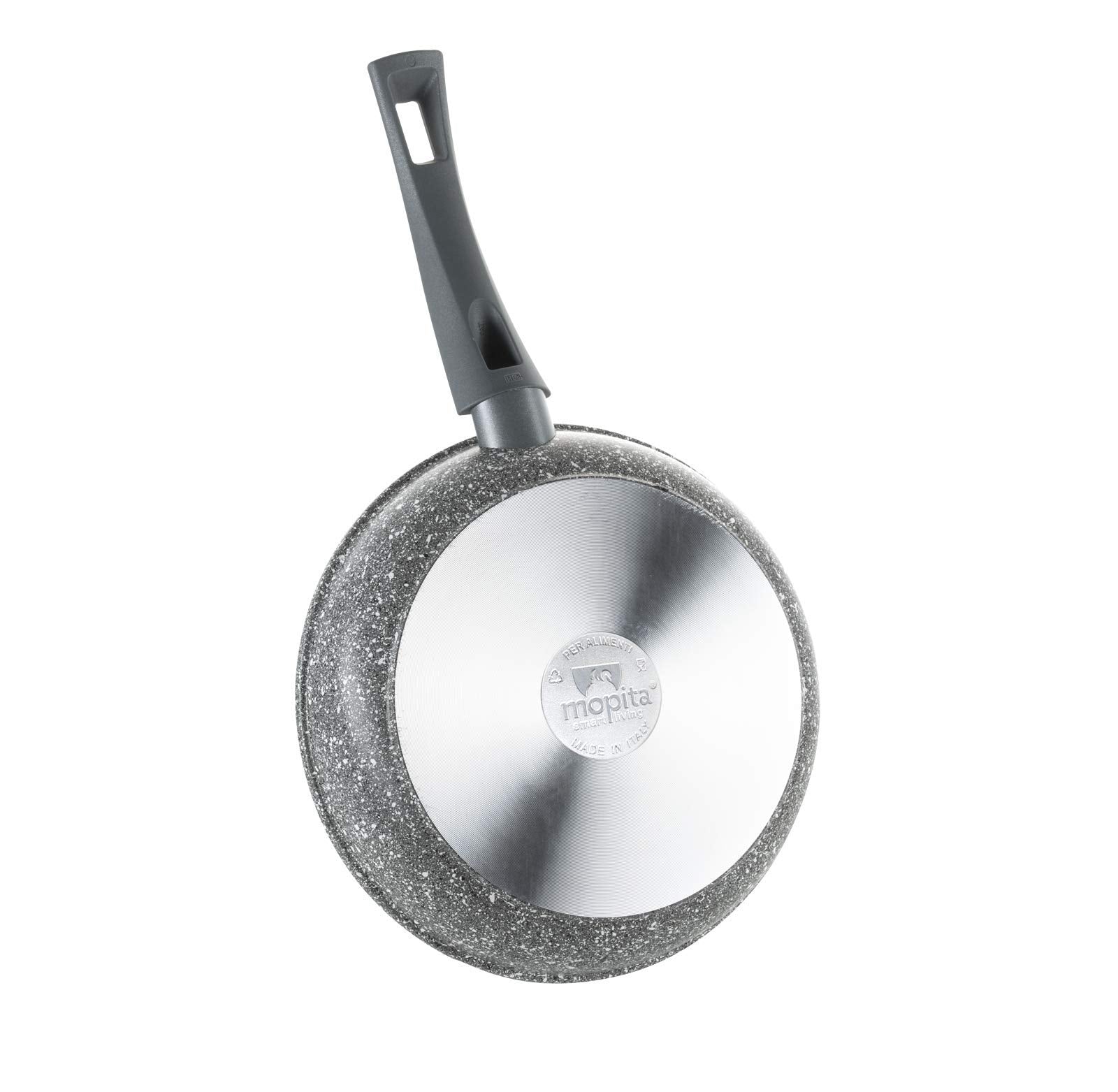 Mopita Roccia Viva 32Cm/12.6'' Non-Stick Forged Aluminum Fry Pan, Large, Grey