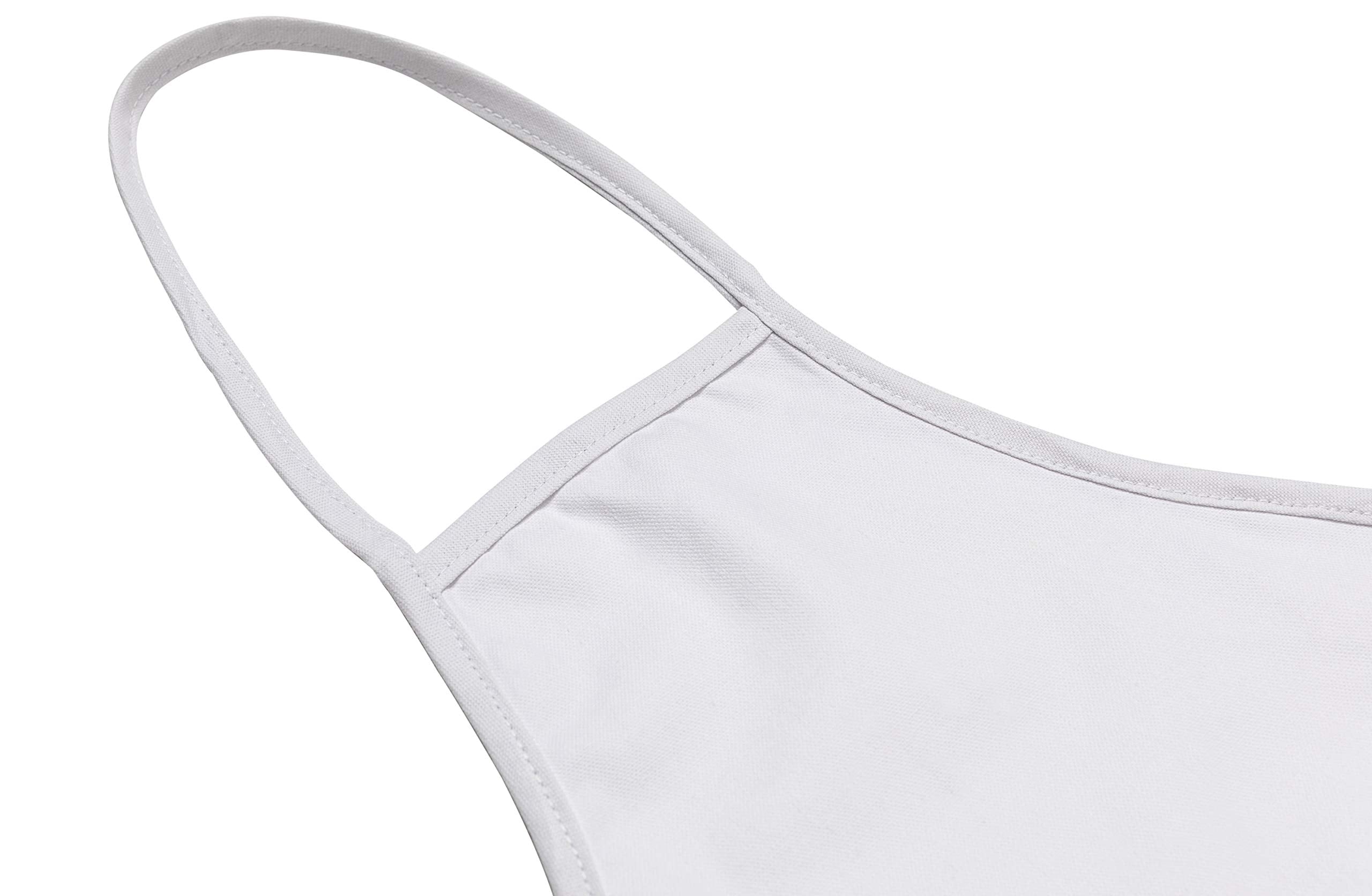 Bumble Crafts Kids Apron - Pack Of 12 | Natural Cotton | Canvas Apron For Kids | Toddler Apron For Ages 5 And Under | Kids Apron