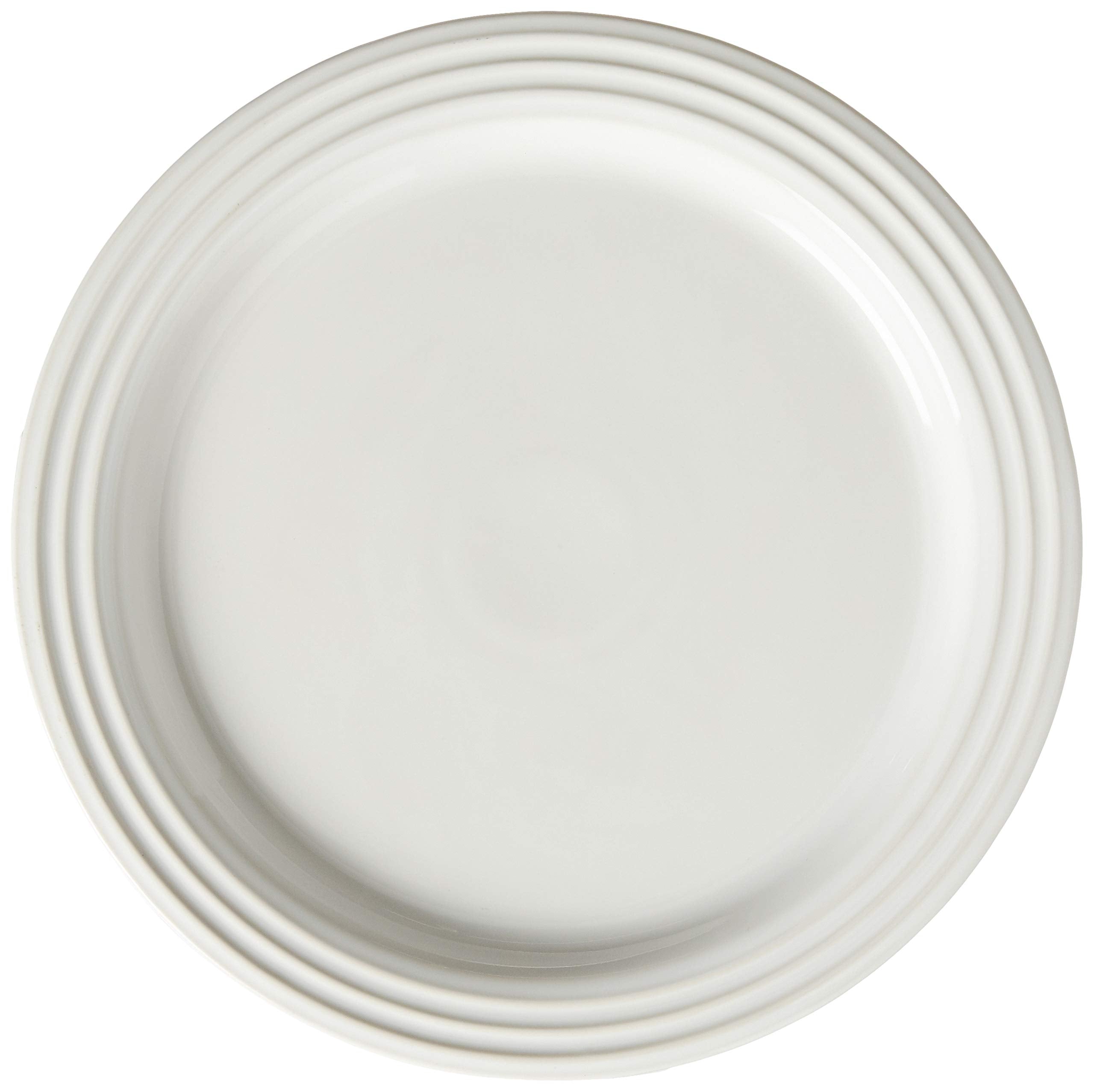 Le Creuset Stoneware Set Of 4 Dinner Plates, 10.5'' Each, White