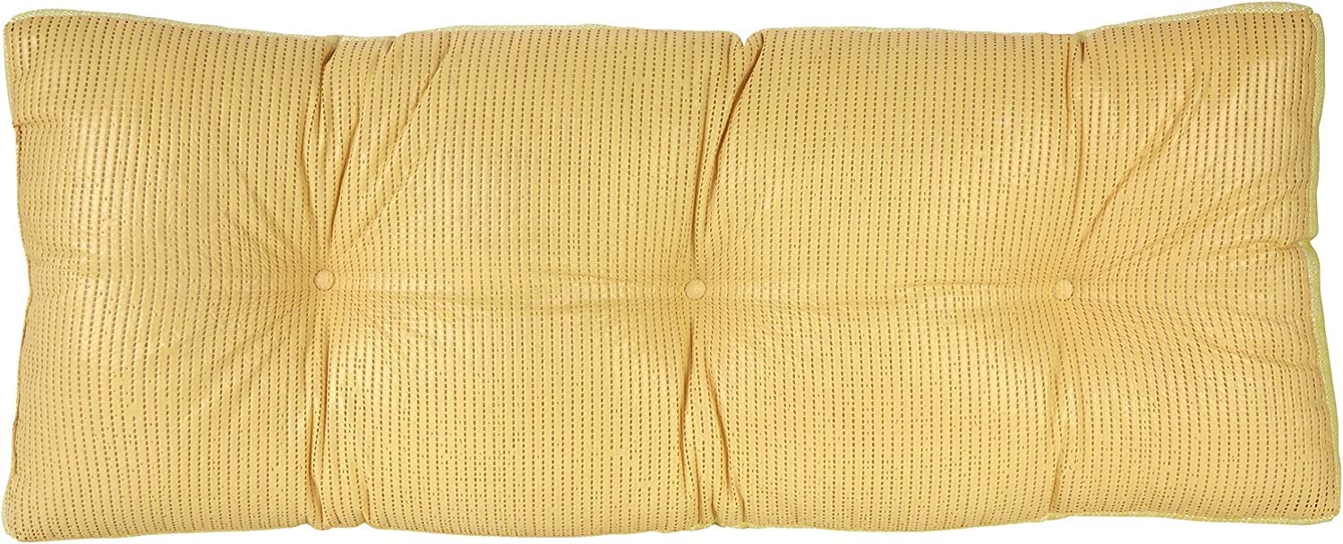 Klear Vu Corner Nook Or Piano Seat Omega Non-Slip Tufted Bench Cushion For Indoor Furniture, Entryway Storage, Bay Window, 27 In
