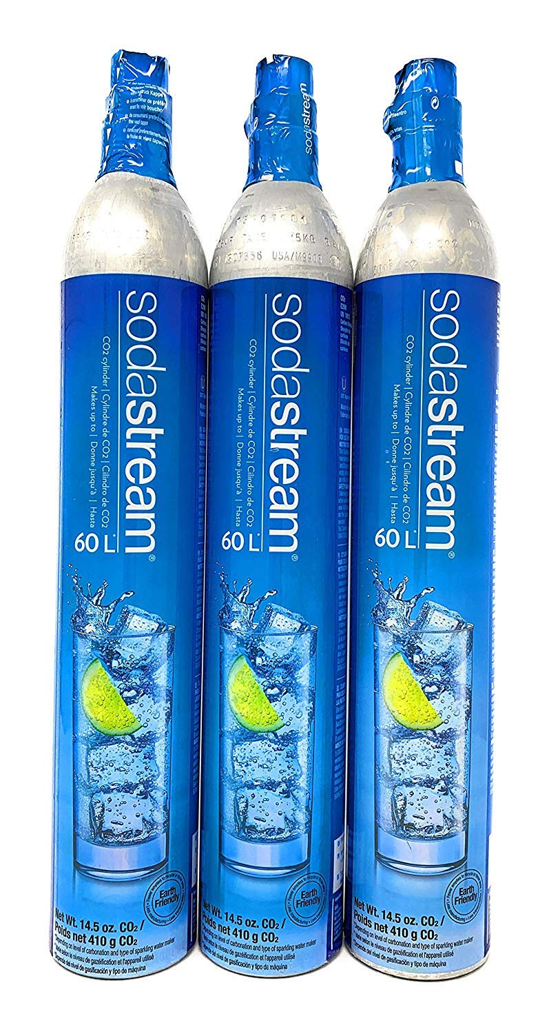 Sodastream 60L Co2 Carbonator, 14.5Oz, Set Of 3