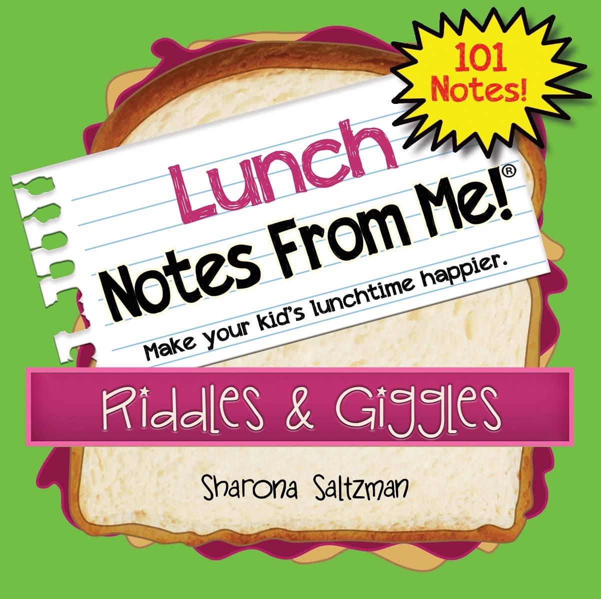 Notes From Me! 101 Tear-Off Lunch Box Notes For Kids, Riddles & Giggles, Fun & Educational, Motivational, Thinking Of You, Summe