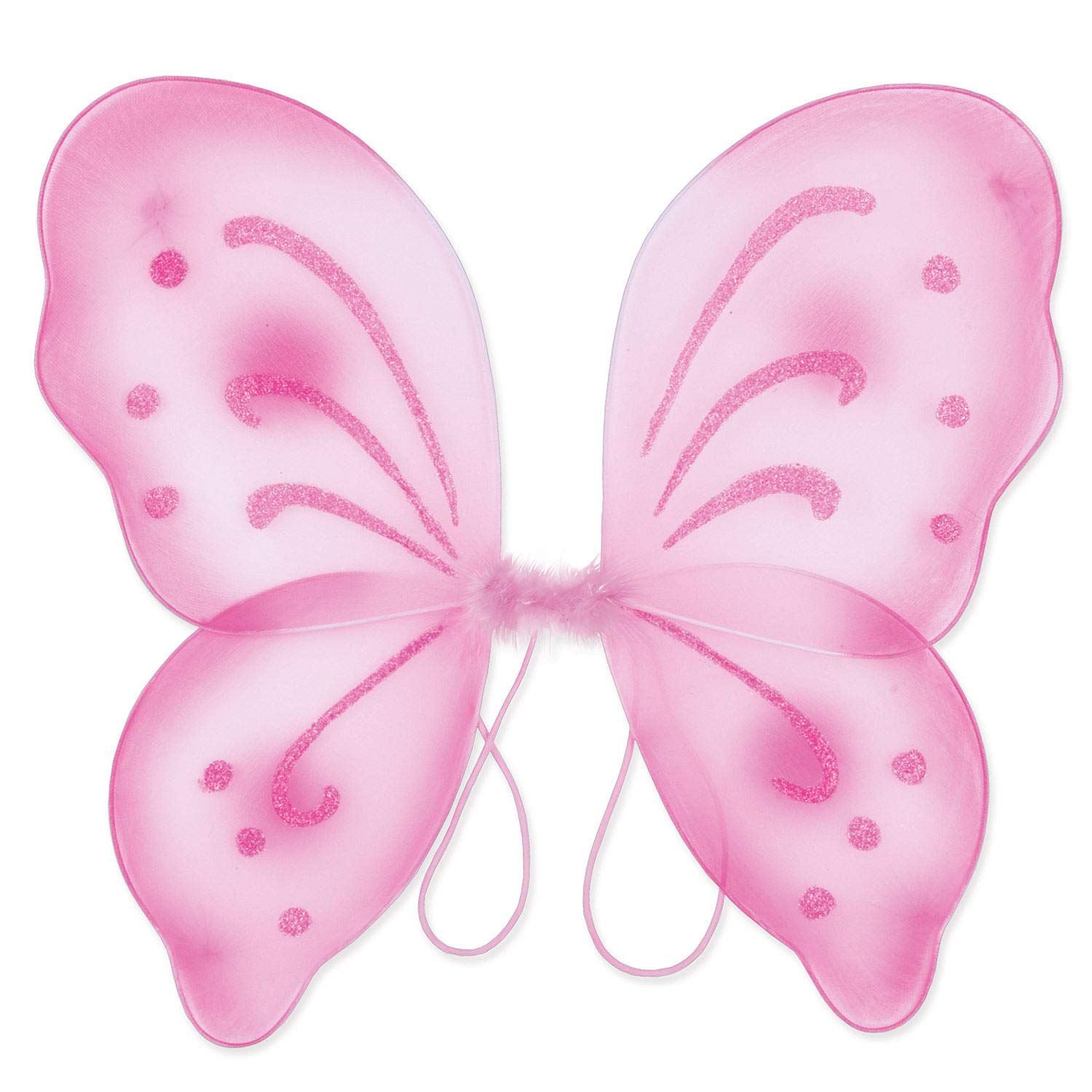 Beistle 2 Piece Nylon Fairy Wings, Pink