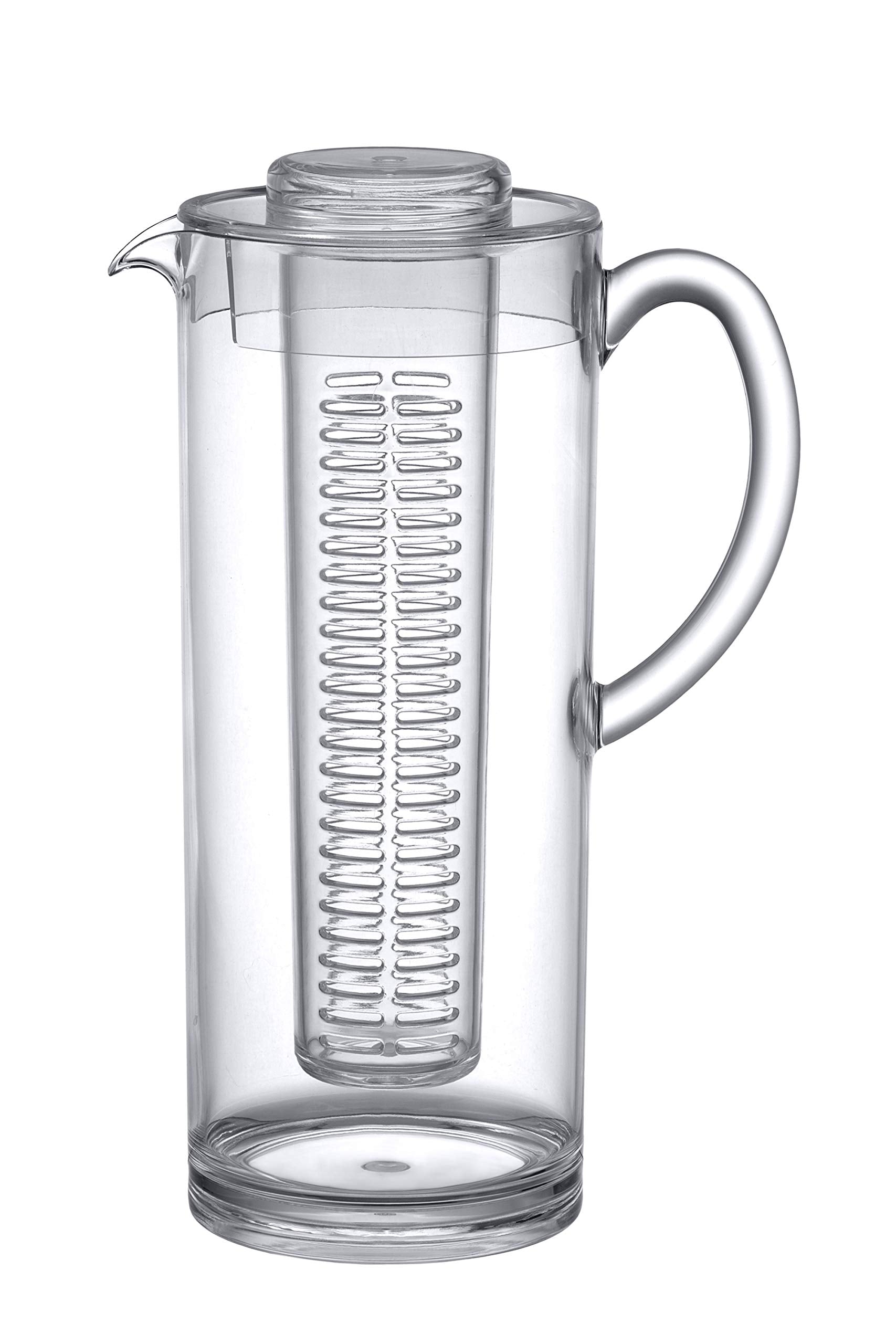 Prodyne Trim Fruit Infusion Pitcher, 60 Oz, Clear