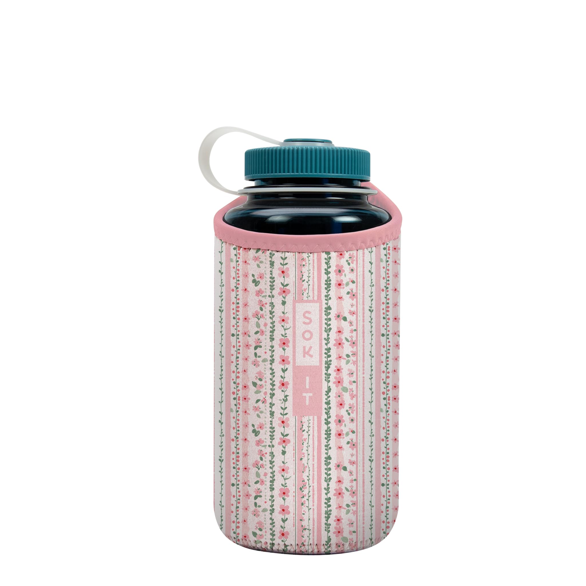 Sok It BotlSok Water Bottle Sleeve Insulated Neoprene Cover (Prim & Proper, Fits 32oz Nalgene)