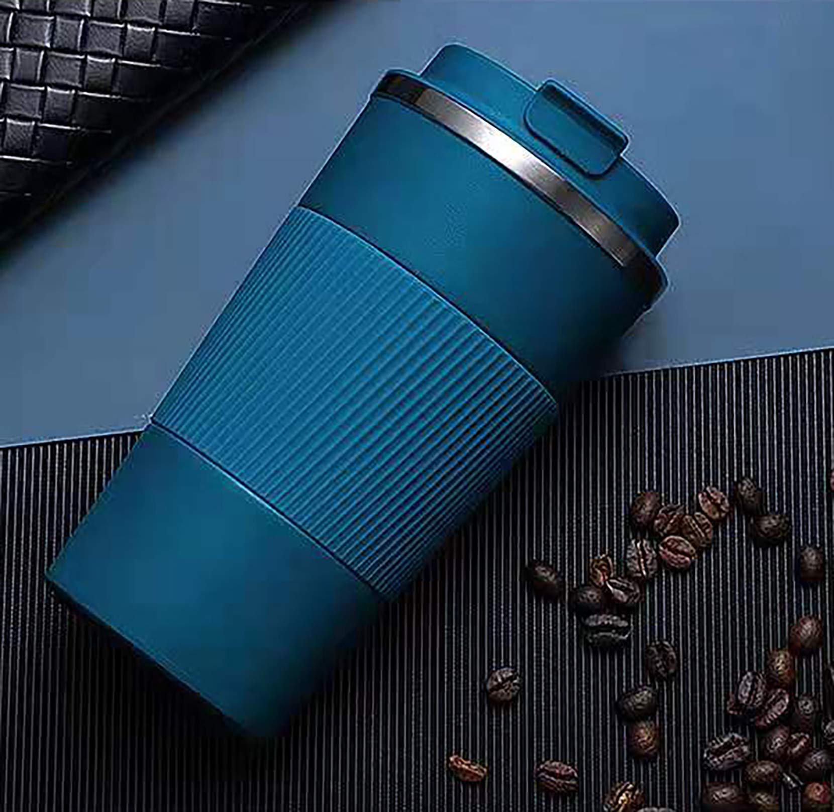 17Oz Stainless Steel Vacuum Insulated Coffee Travel Mug For Ice Drink & Hot Beverage, Double Wall Travel Tumbler Cups With Spill