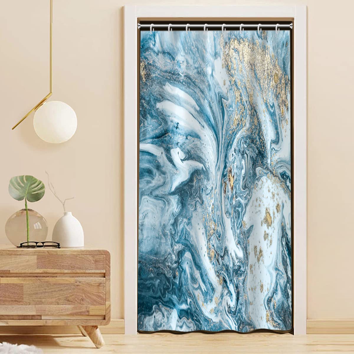 Uiiooazy Red Shower Curtain, Abstract Marble Shower Curtain For Stall Rv Bathroom Waterproof Fabric Shower Curtain Set With Hook