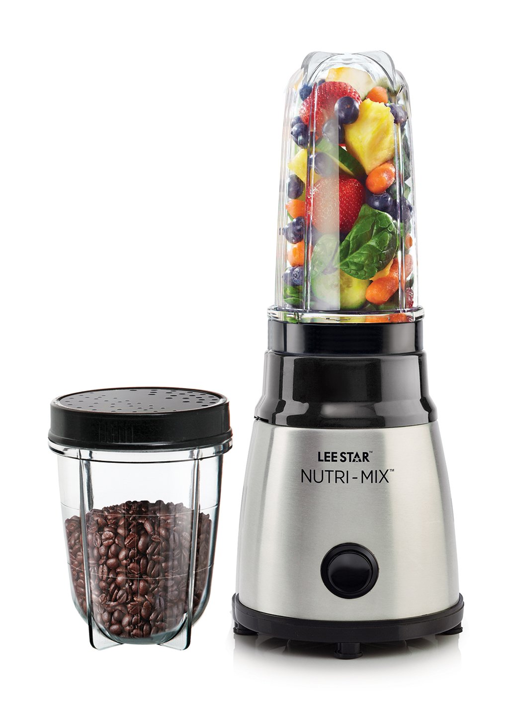 Lee Star Nutrimix Electric Mixer Blender Grinder,Smoothie Maker,400 W 100% Full Copper Motor, 3 Unbreakable Jars, Ss Blades,Seas