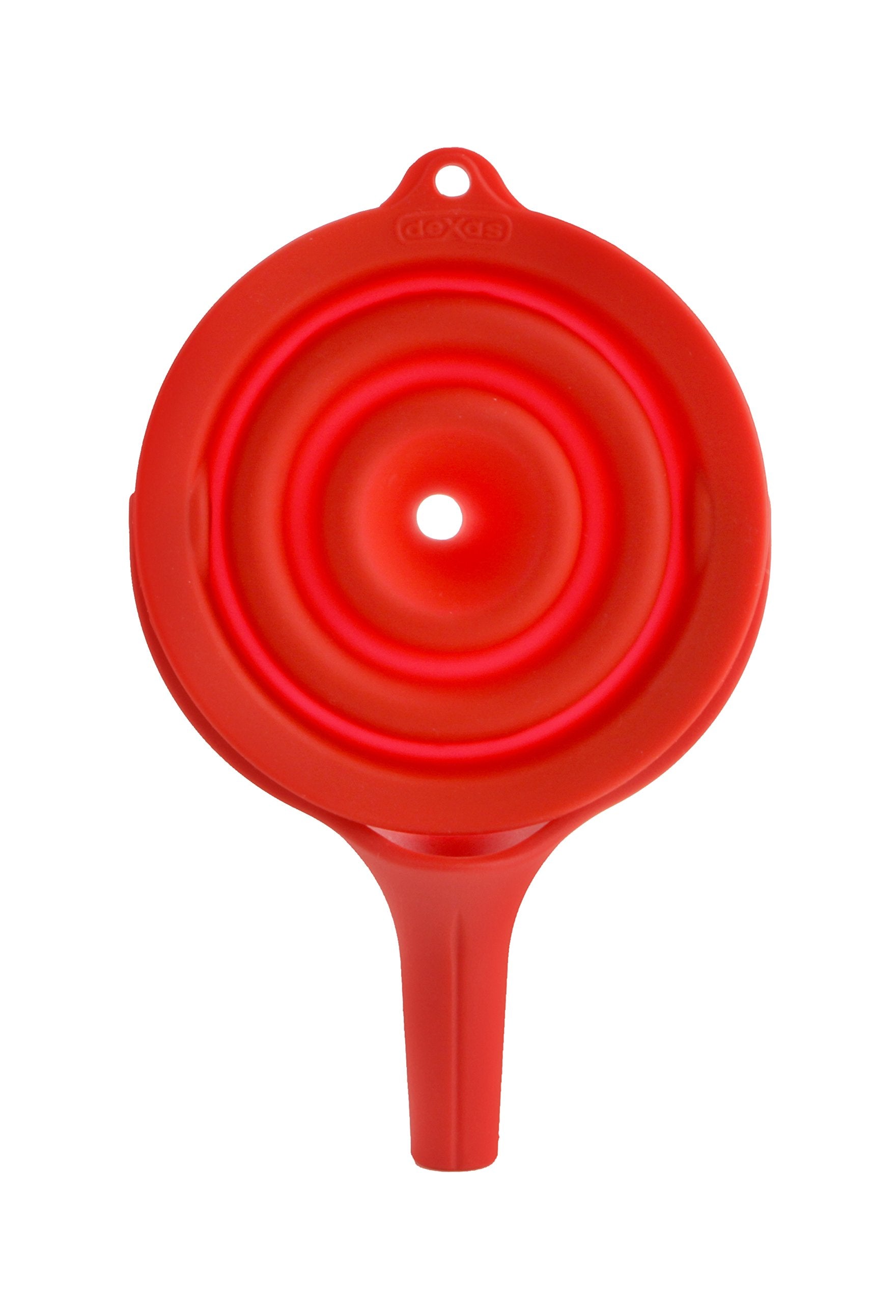 Dexas Gcf2-1795 Pop Small Collapsible Silicone Funnel, 2.5'', Red