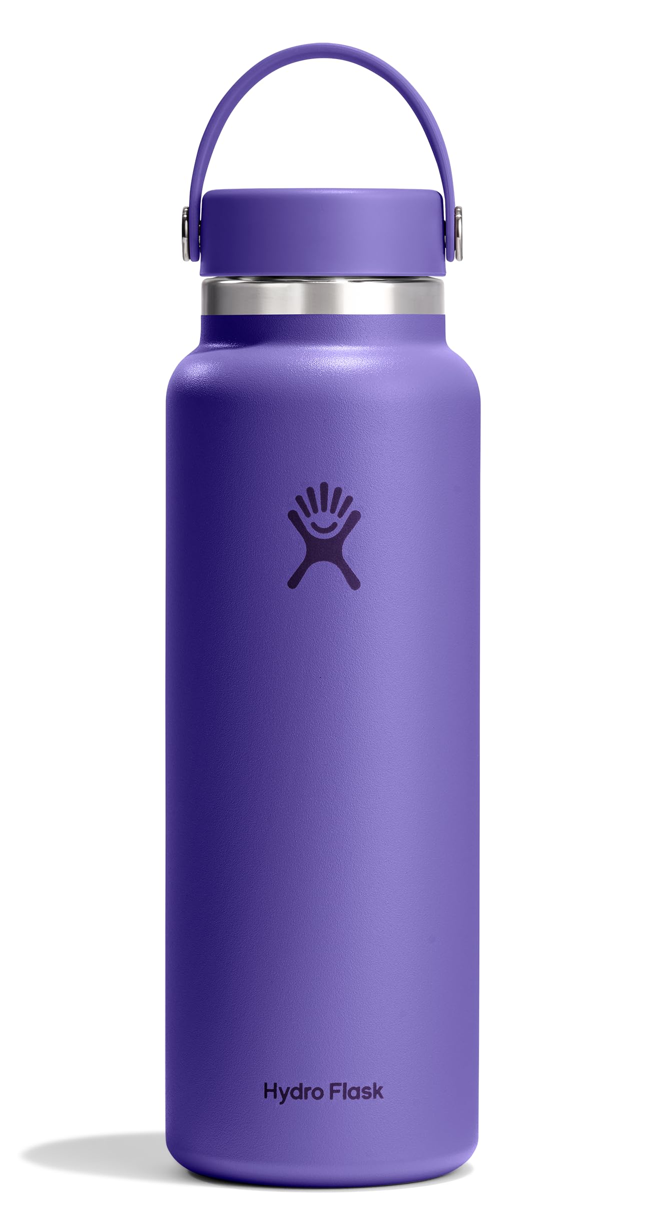 Hydro Flask Water Bottle  Insulated Stainless Steel  Wide Mouth Flex Lid, Non Spill, Leakproof and Refillable in 40 Oz Utopia 