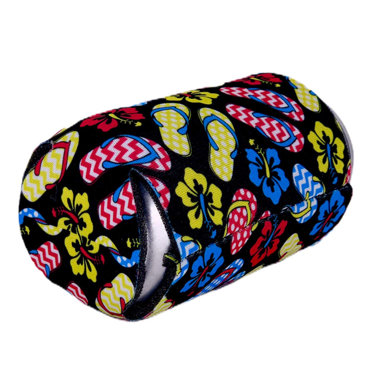 Flip Flop Pattern Collapsible Can Coolie