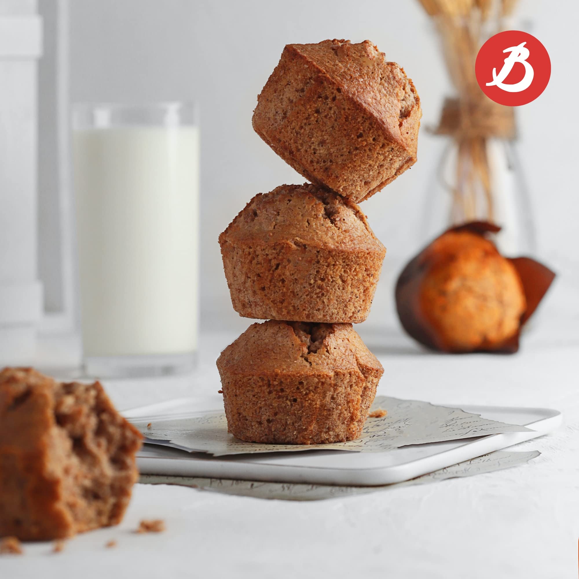 De Buyer Nonstick Muffin Mold - Bake Up To 12 Muffins & Cupcakes - Easy To Use & Clean - Pfoa Free