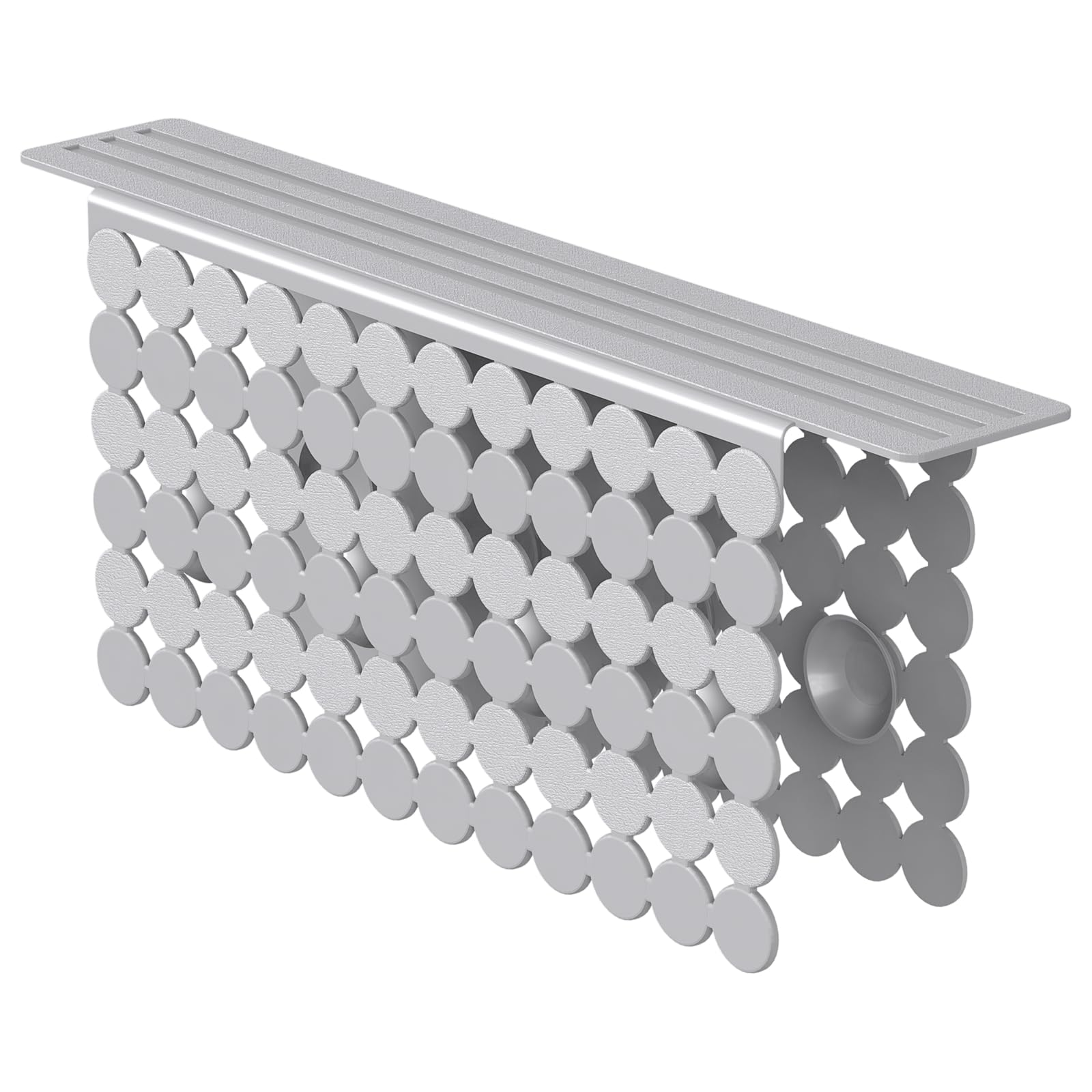 Yolife Kitchen Sink Saddle, Pvc Sink Divider Mat With Strong Suction Cups, Durable, Easy To Clean, Odor-Free - 9.5'' X 12'' (Gre