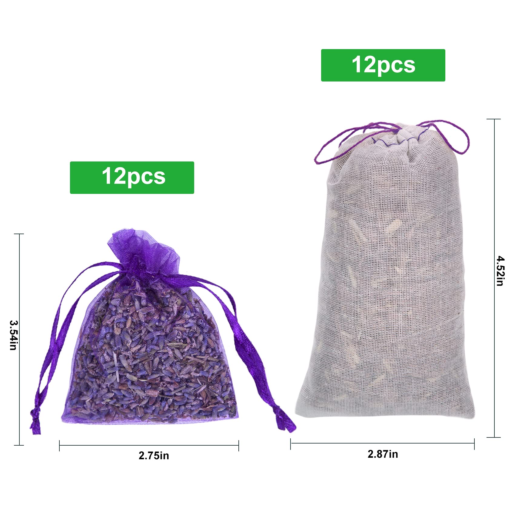 24 Pack Moth Repellent For Closet Lavender Sachet Bags, Cedar Blocks For Clothes Storage, Cedar Lavender Bags Sachets For Drawer