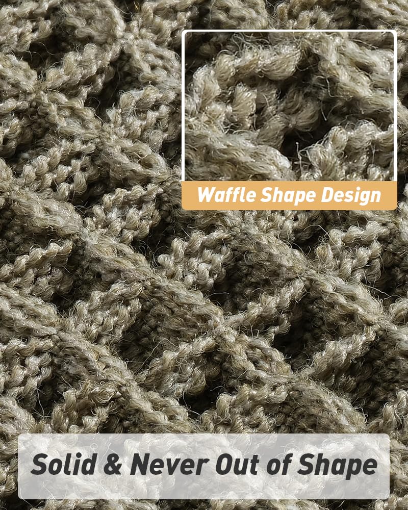 Upgraded Waffle Runner Rug, Super Absorbent Non Slip Bath Mats For Bathroom Floor, Machine Washable Bathroom Runner Rug With Tas