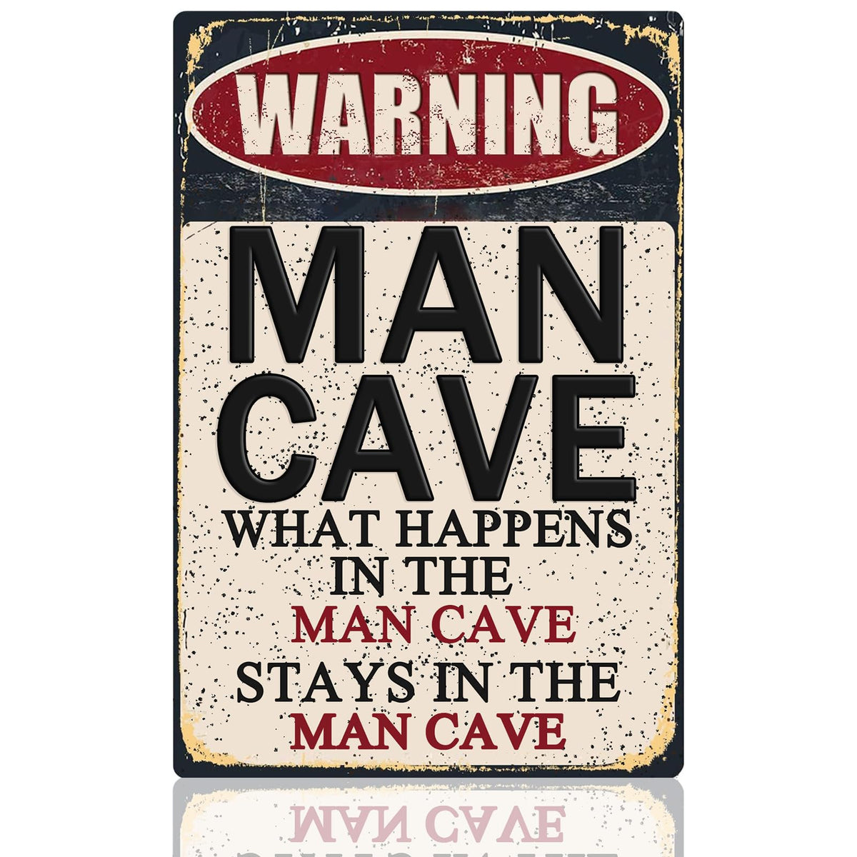 Funny Man Cave Sign Man Cave Decor For Men Garage Tin Signs Gifts Manc ...