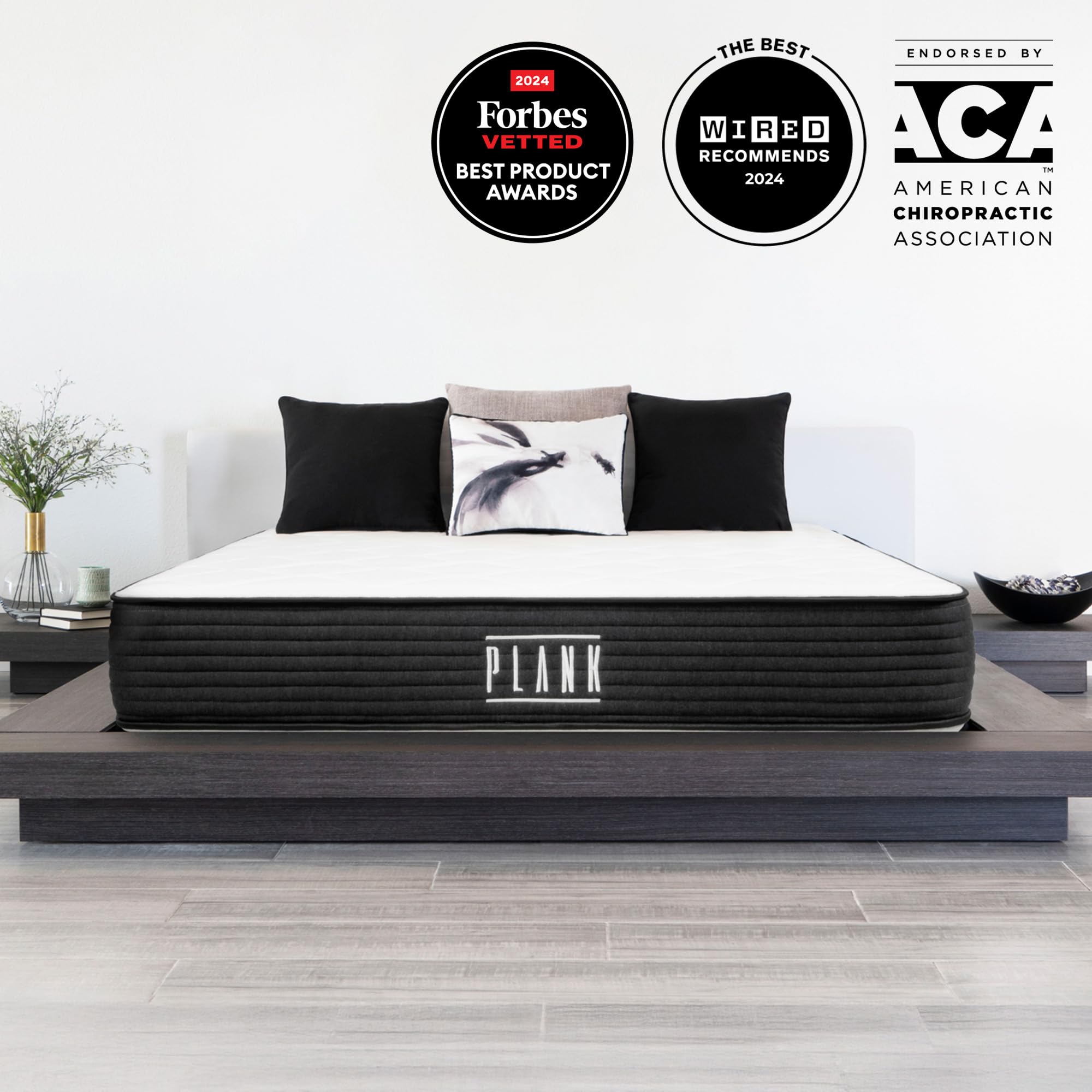Brooklyn Bedding Plank Firm 10 Queen Mattress|Breathable Materials
