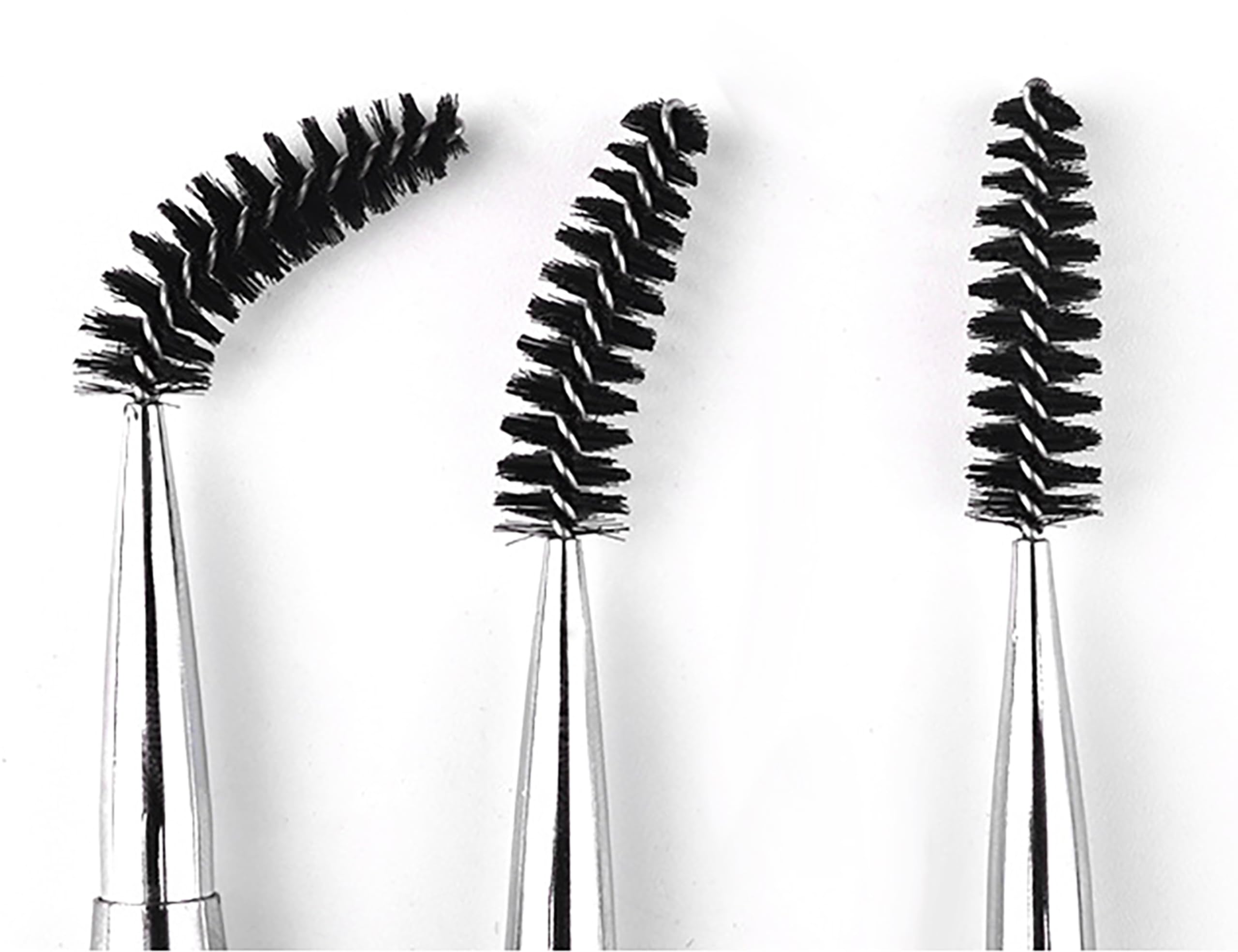 Josalinas 2Pcs Mascara Brushes Eyebrow Eyelash Brushes Mascara Wands Applicators Eye Brushes Portable Cosmetic Brushes With Cap
